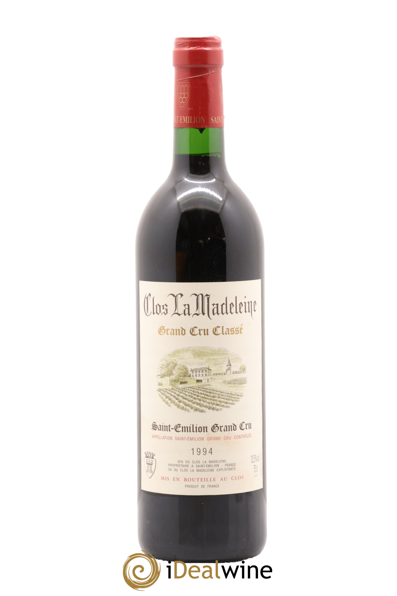 Clos la Madeleine Grand Cru Classé 1994 - Lot de 1 bouteille - 0