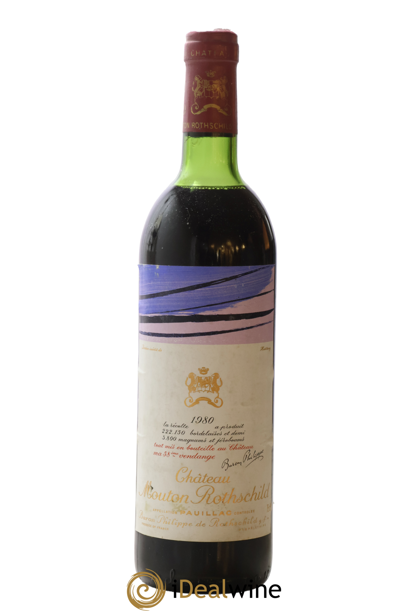 Château Mouton Rothschild 1er Grand Cru Classé 1980 - Lotto di 1 bottiglia - 0
