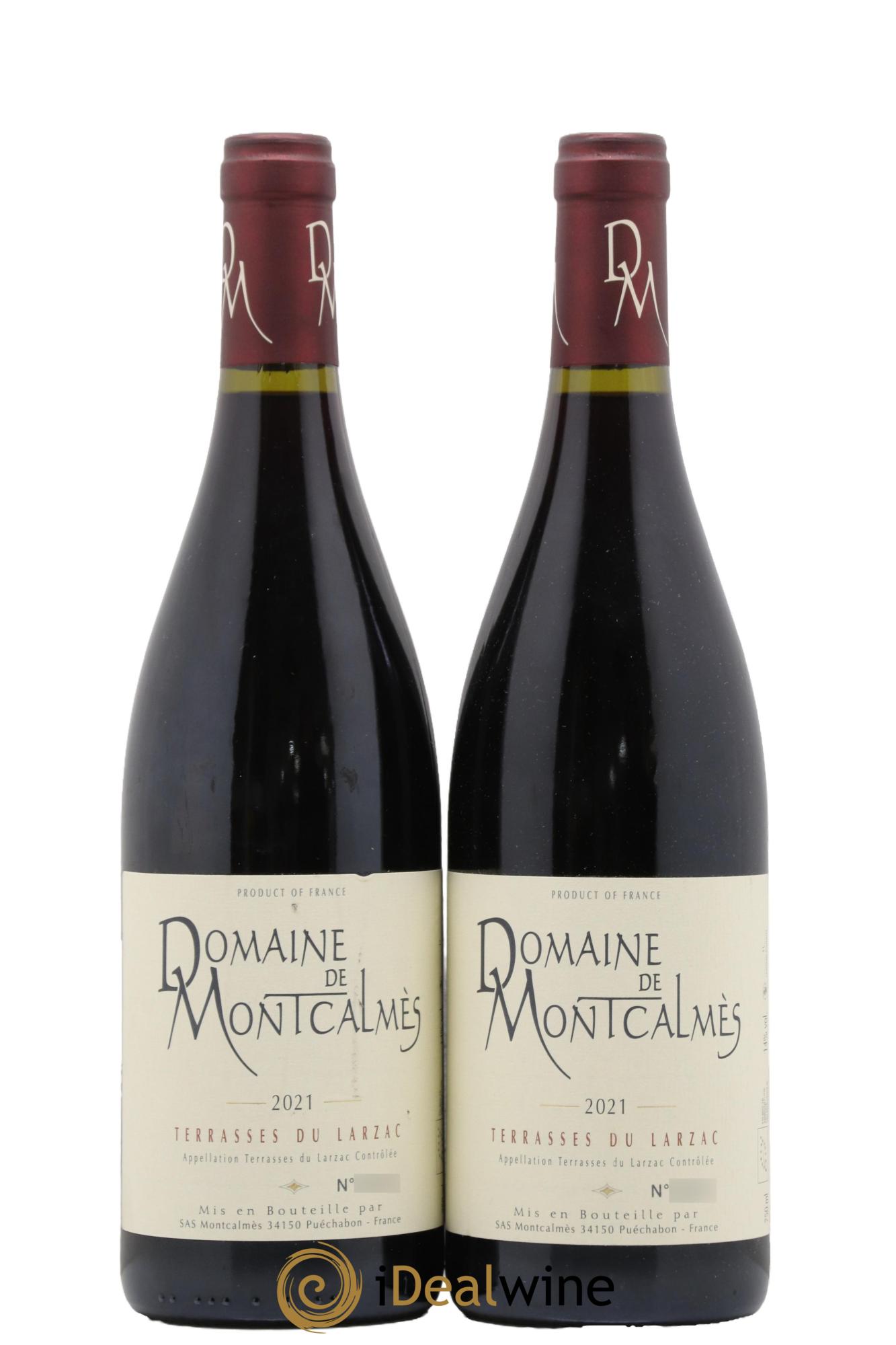 Terrasses du Larzac Domaine de Montcalmès Frédéric Pourtalié 2021 - Lot de 2 bouteilles - 0