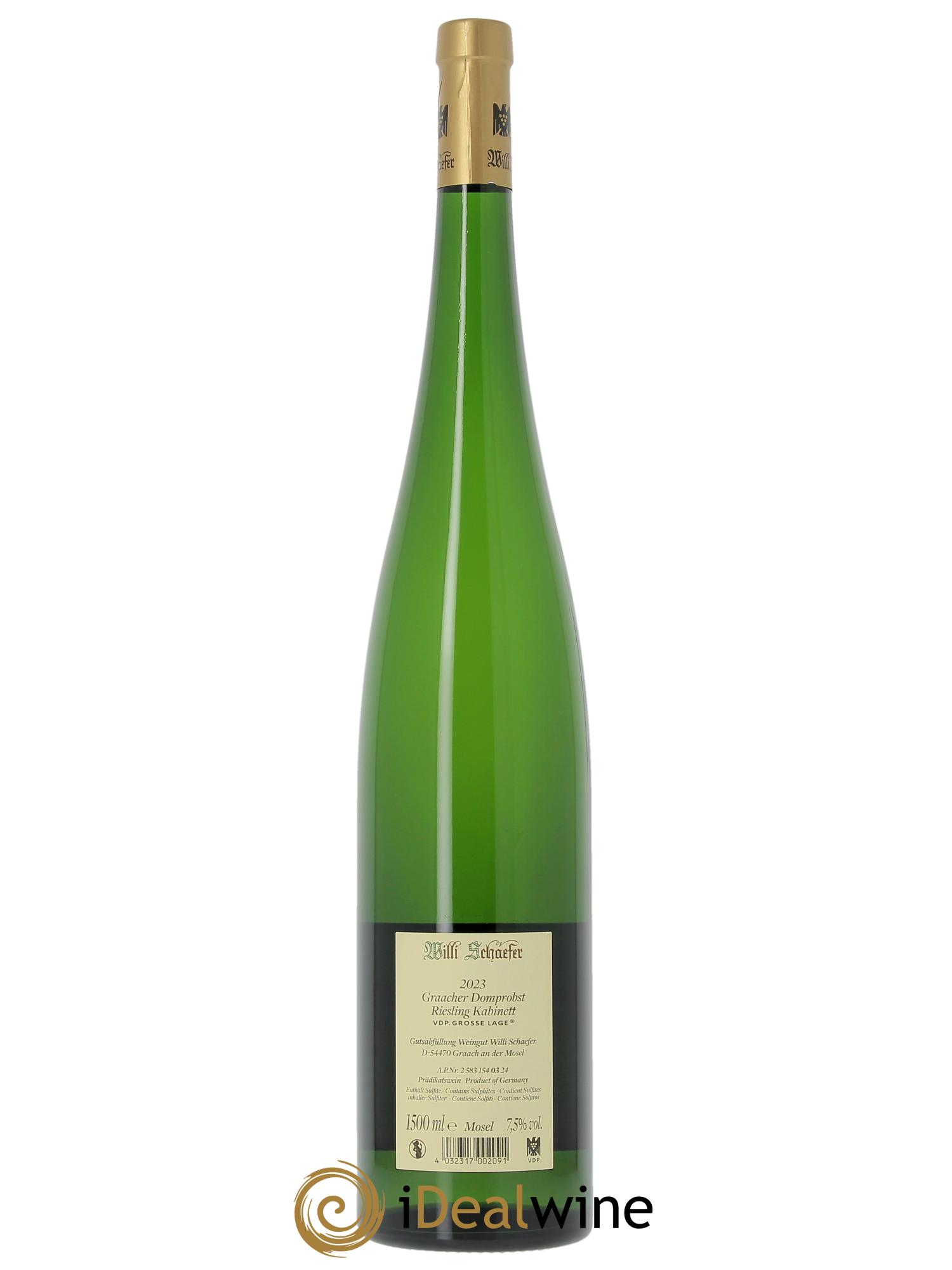Riesling Willi Schaefer Graacher Domprobst Kabinett 3 2023 - Posten von 1 Magnum - 1