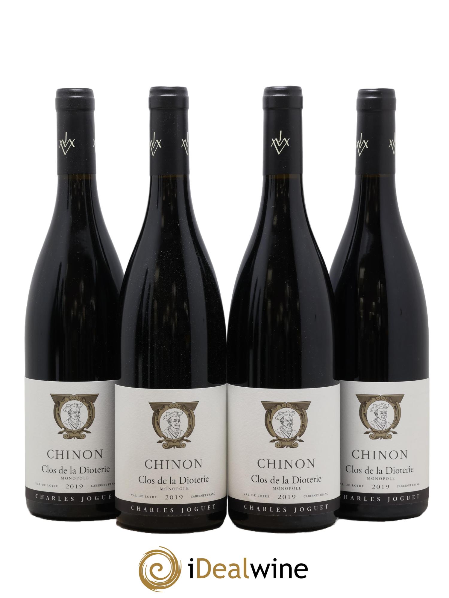 Chinon Clos de La Dioterie Charles Joguet 2019 - Lot of 4 bottles - 0