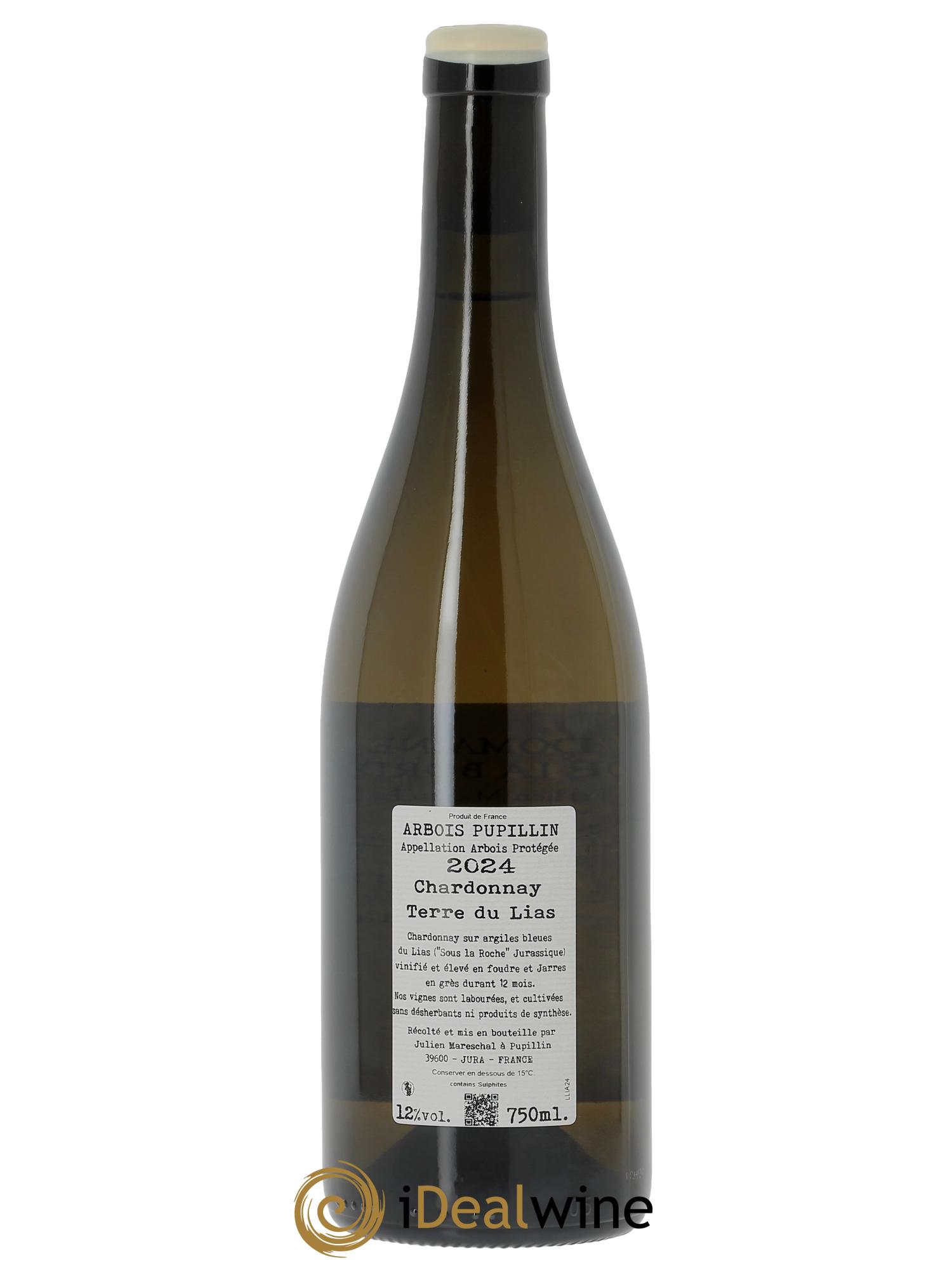 Arbois-Pupillin Chardonnay Terre du Lias Domaine de la Borde 2024 - Posten von 1 Flasche - 1
