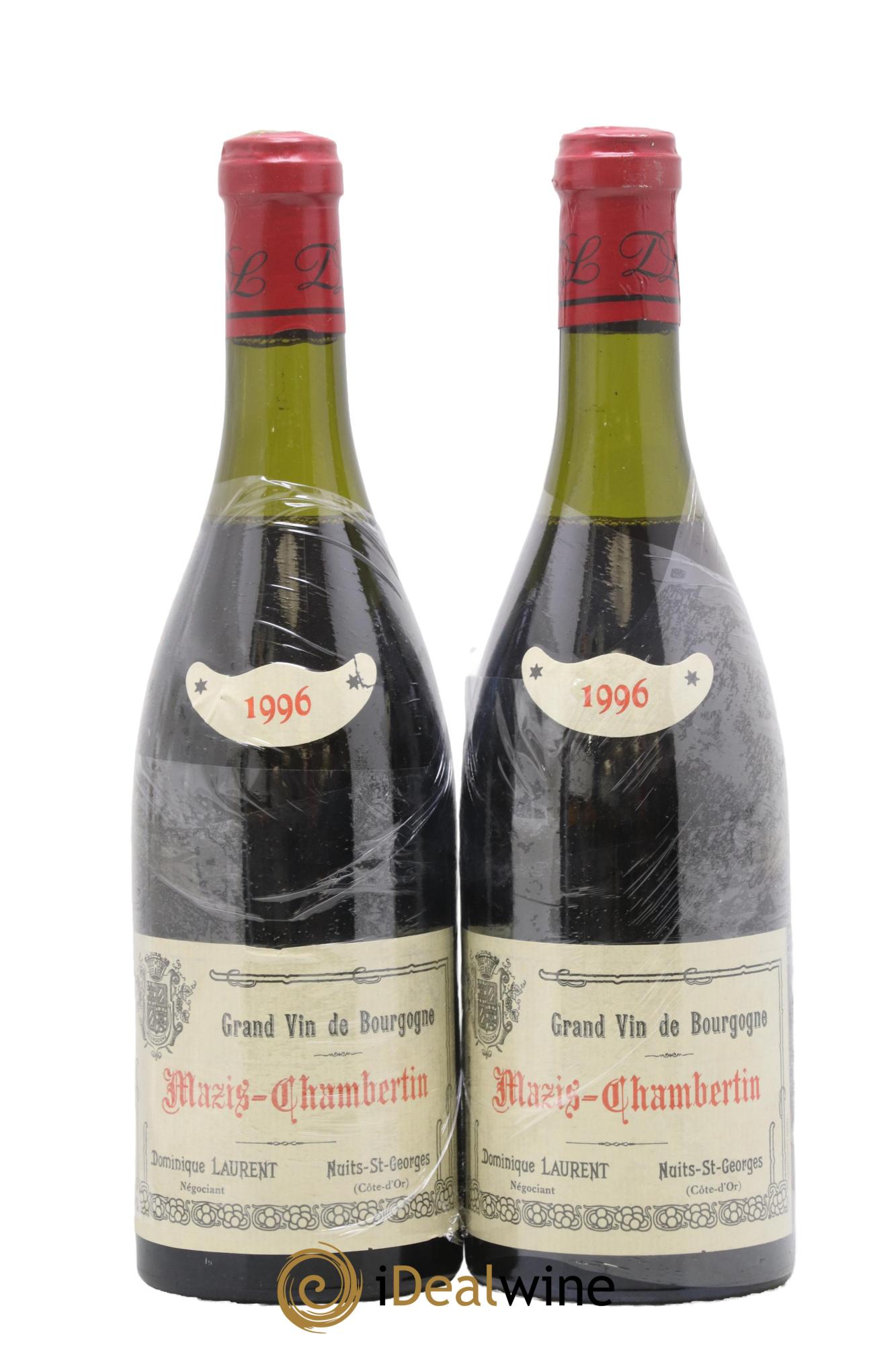 Mazis-Chambertin Grand Cru Dominique Laurent 1996 - Lot de 2 bouteilles - 0