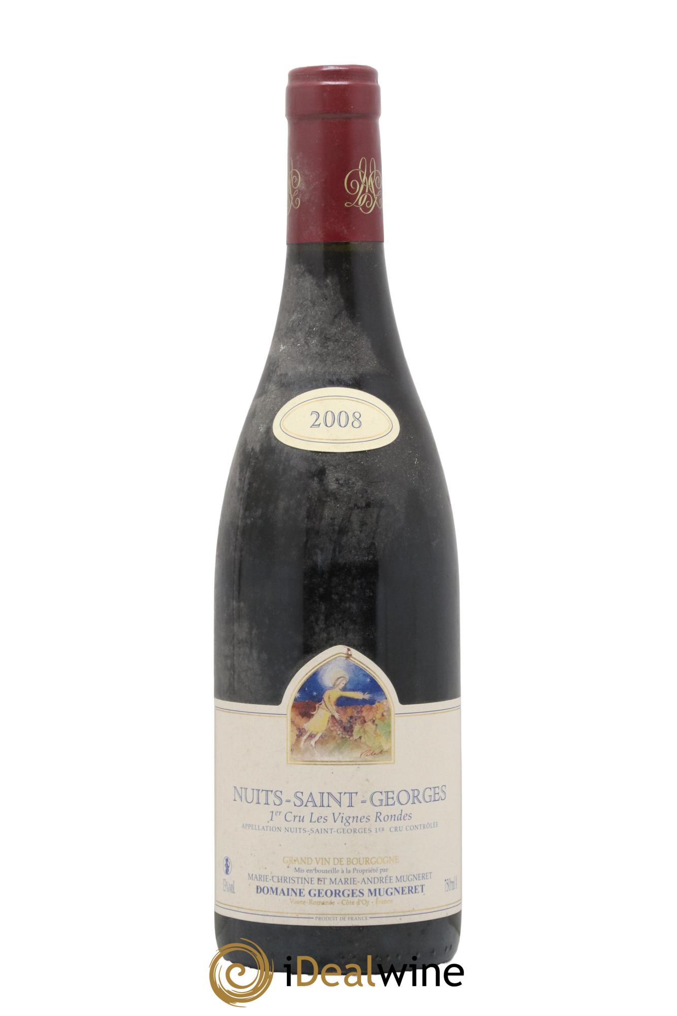 Nuits-Saint-Georges 1er Cru Les Vignes Rondes Mugneret-Gibourg (Domaine) 2008 - Posten von 1 Flasche - 0
