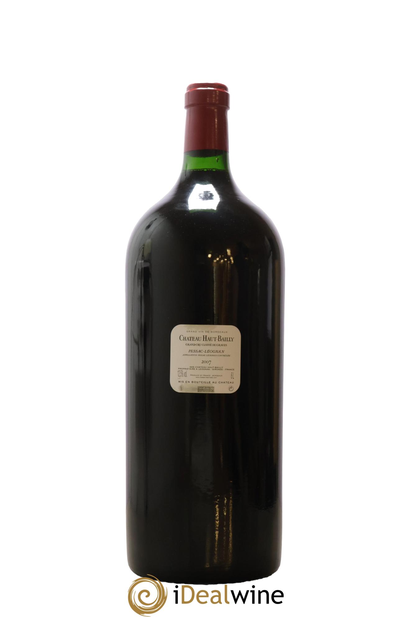 Château Haut-Bailly Cru Classé de Graves  2007 - Lot of 1 imperiale - 2