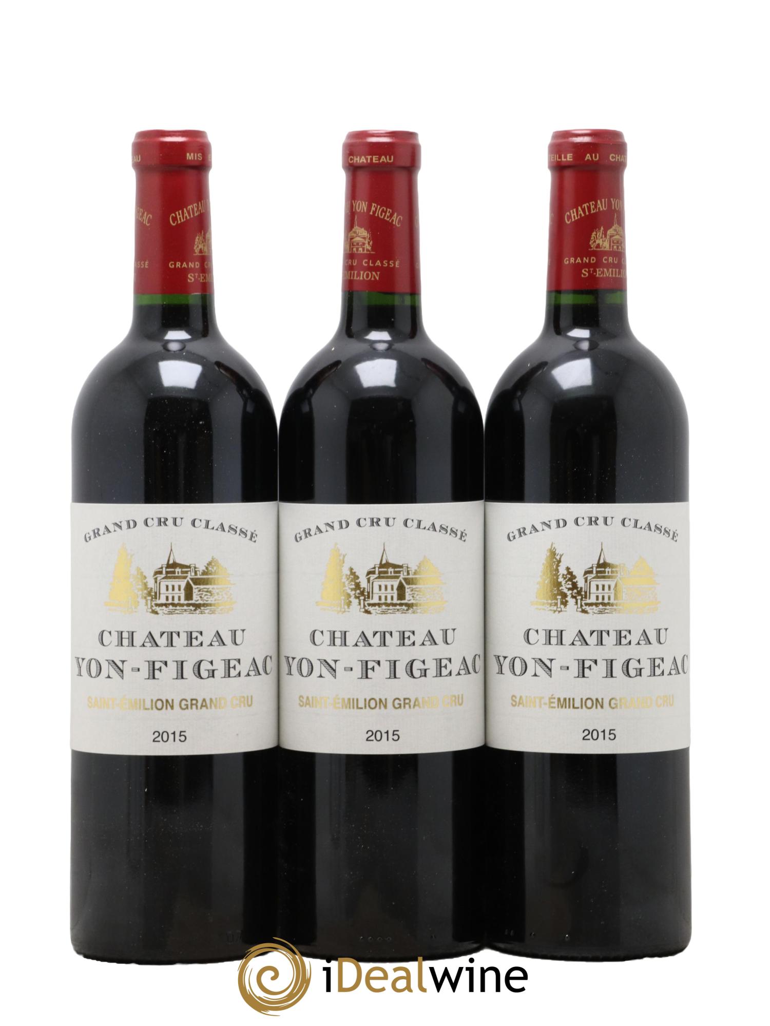 Château Yon Figeac Grand Cru Classé  2015 - Lot of 6 bottles - 1