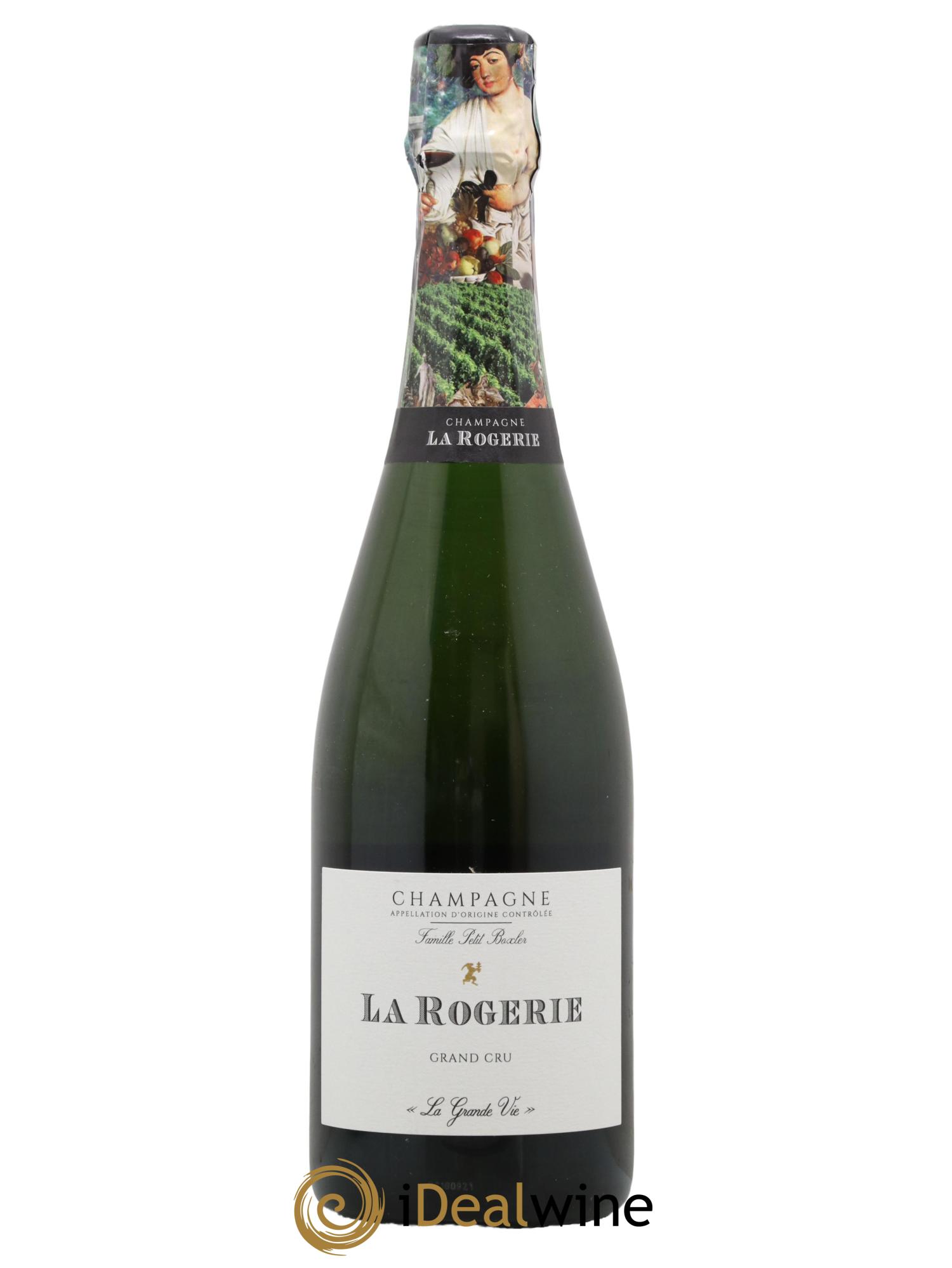 Champagne Grand Cru La Grande Vie Maison La Rogerie - Lot de 1 bouteille - 0