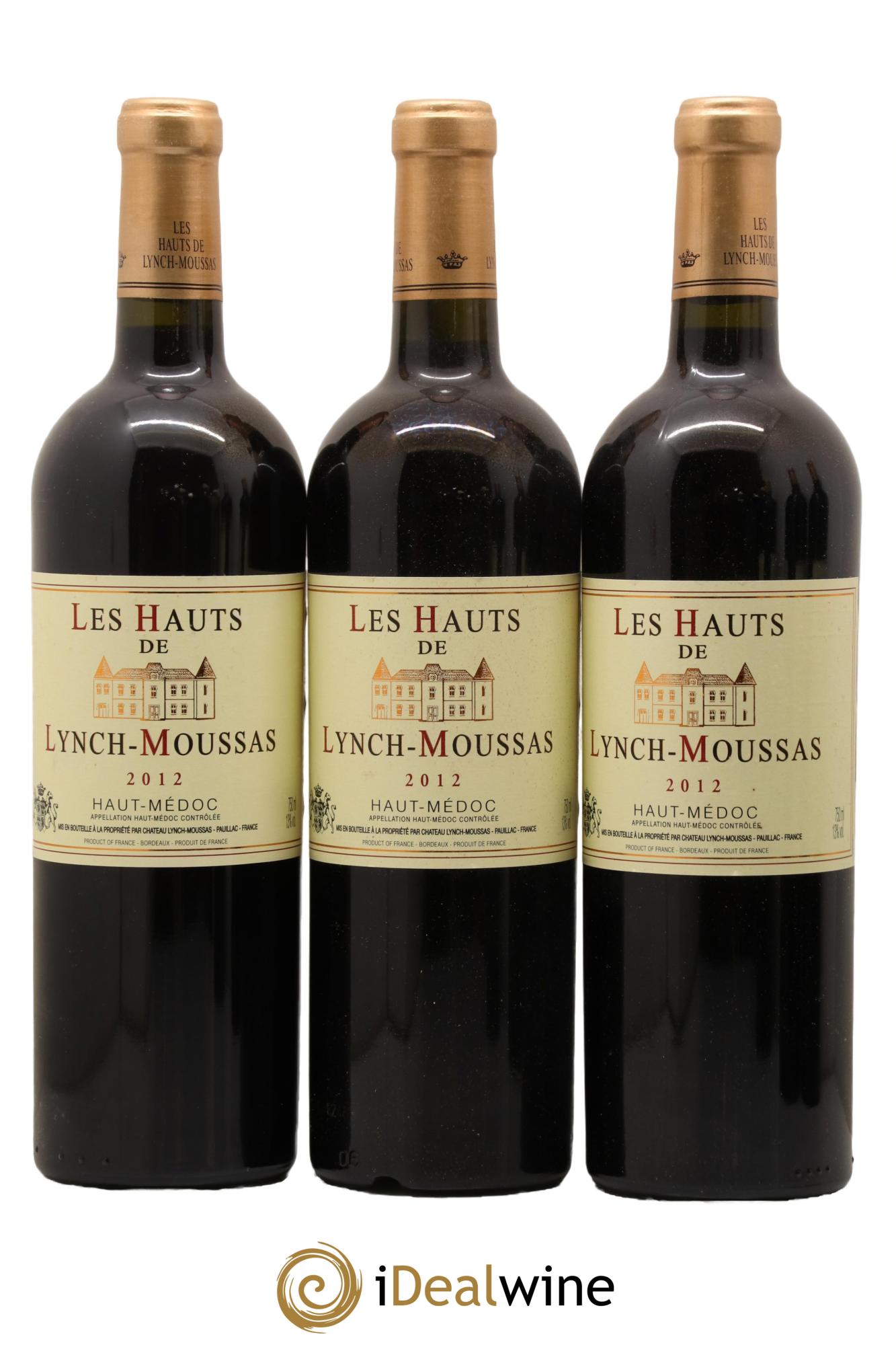 Haut Médoc Les Hauts de Lynch Moussas Chateau Lynch Moussas 2012 - Lot de 6 bouteilles - 1