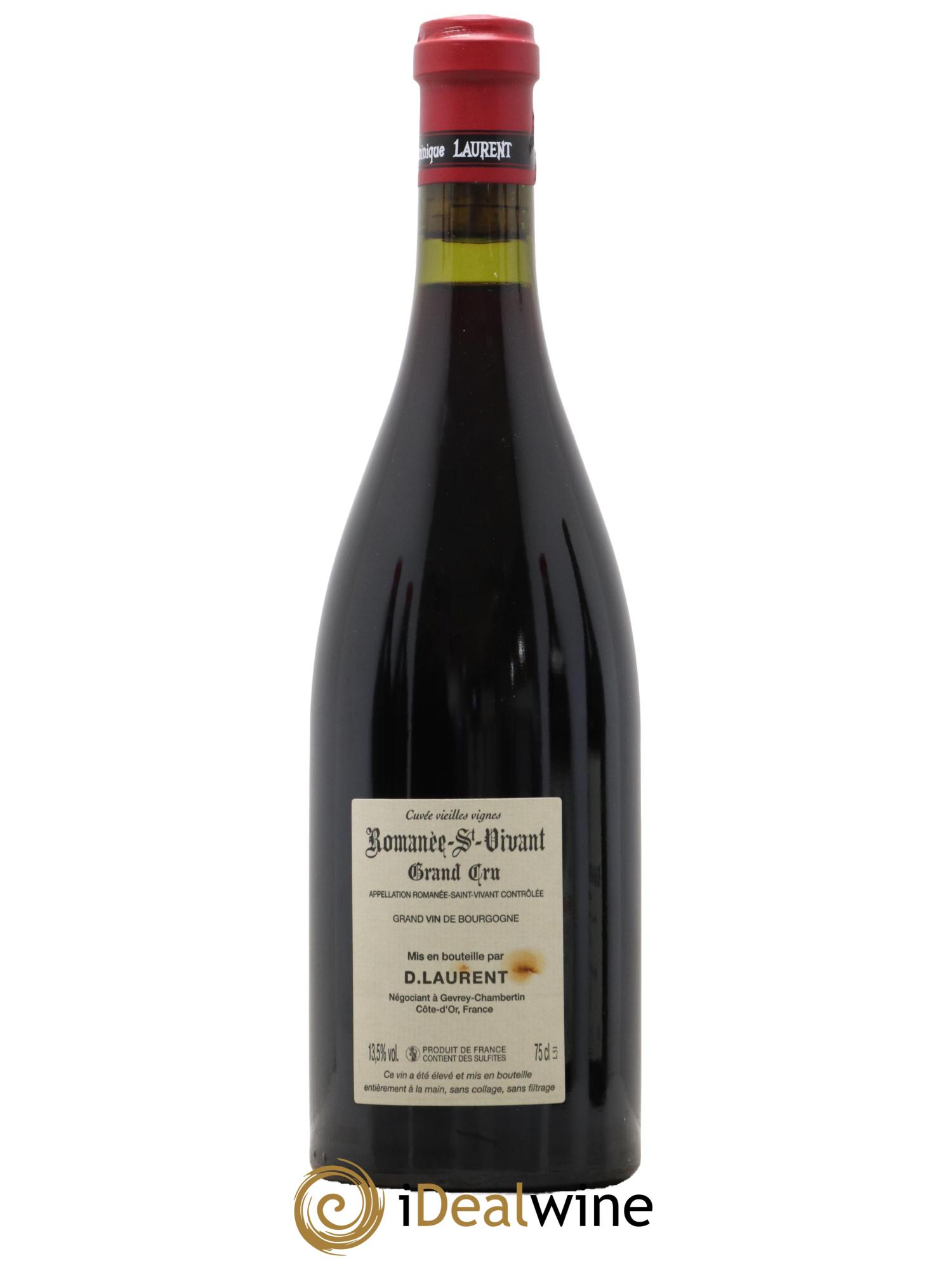 Romanée-Saint-Vivant Grand Cru Grande Cuvée Vieilles Vignes Dominique Laurent 2010 - Lot de 1 bouteille - 1