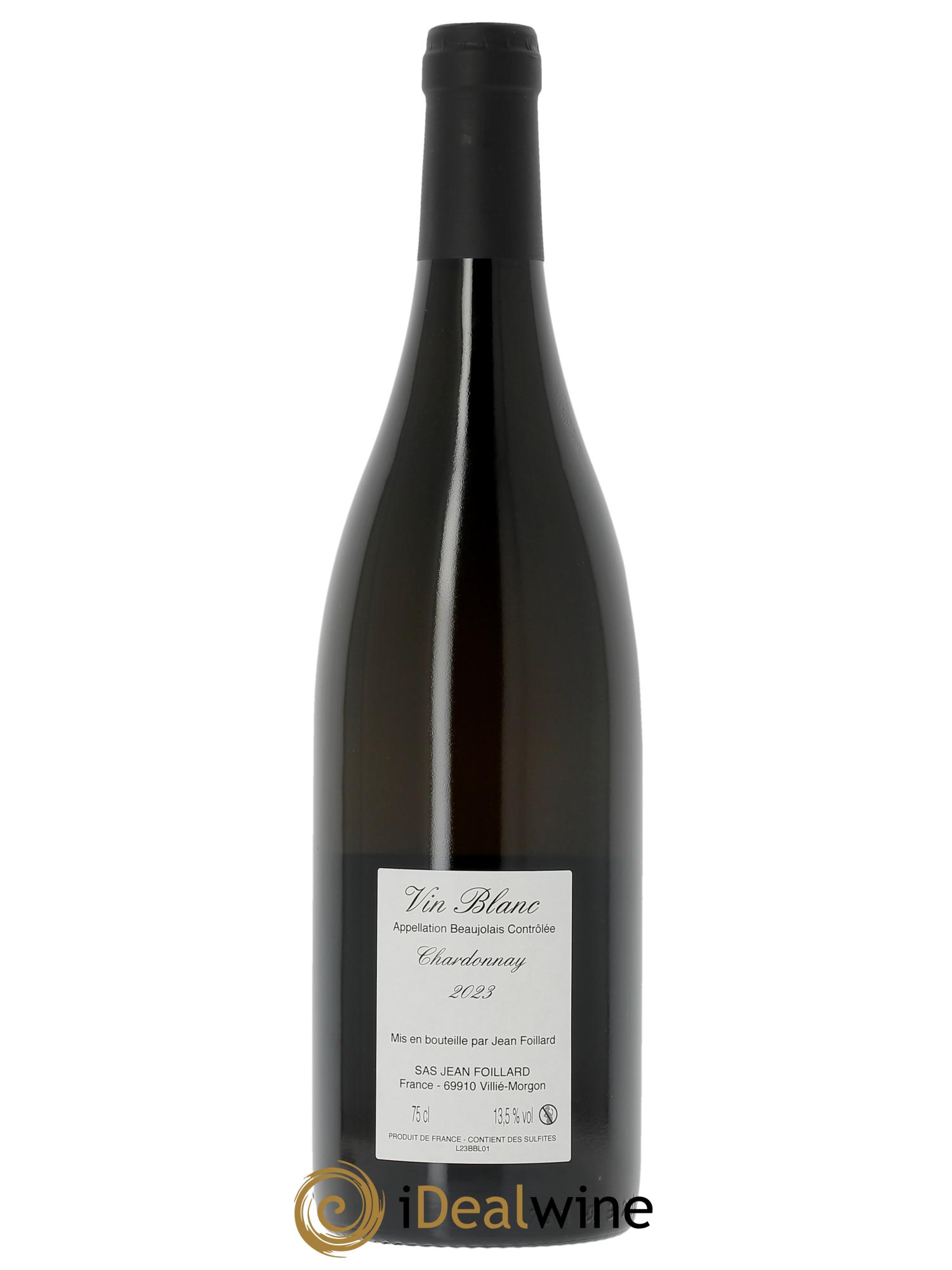 Beaujolais blanc Jean Foillard  2023 - Posten von 1 Flasche - 1