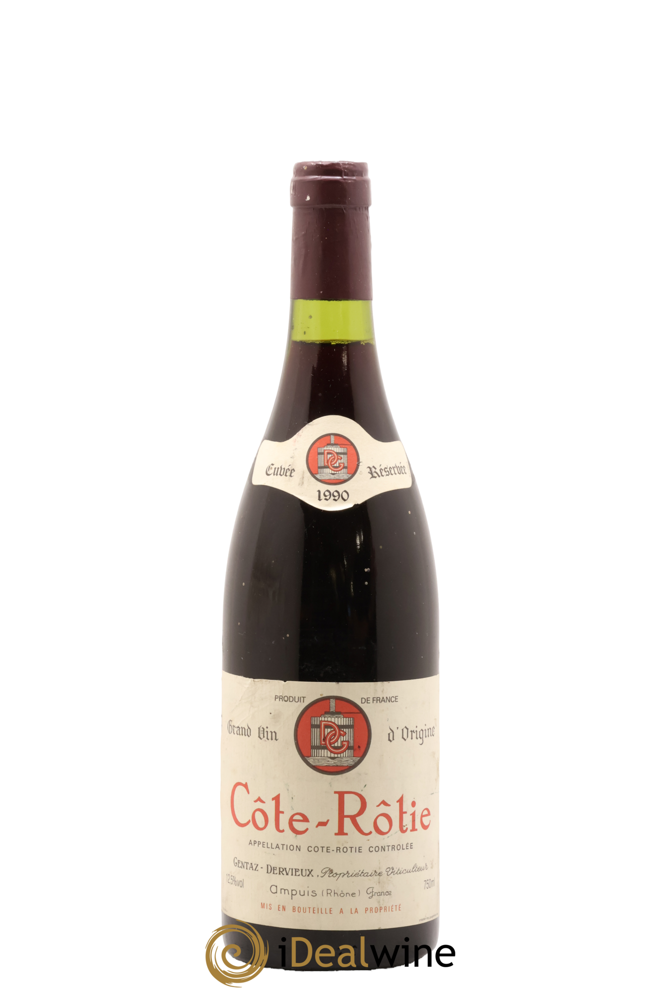 Côte-Rôtie Cuvée Reservée Marius Gentaz-Dervieux 1990 - Lot de 1 bouteille - 0