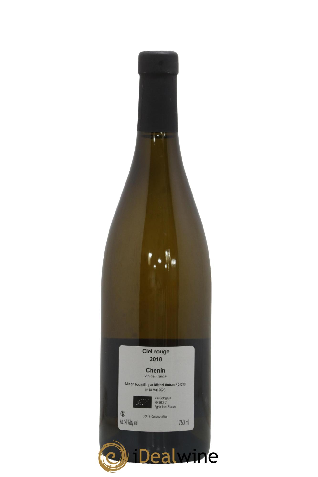 Vin de France Ciel Rouge Michel Autran 2018 - Lot de 1 bouteille - 1