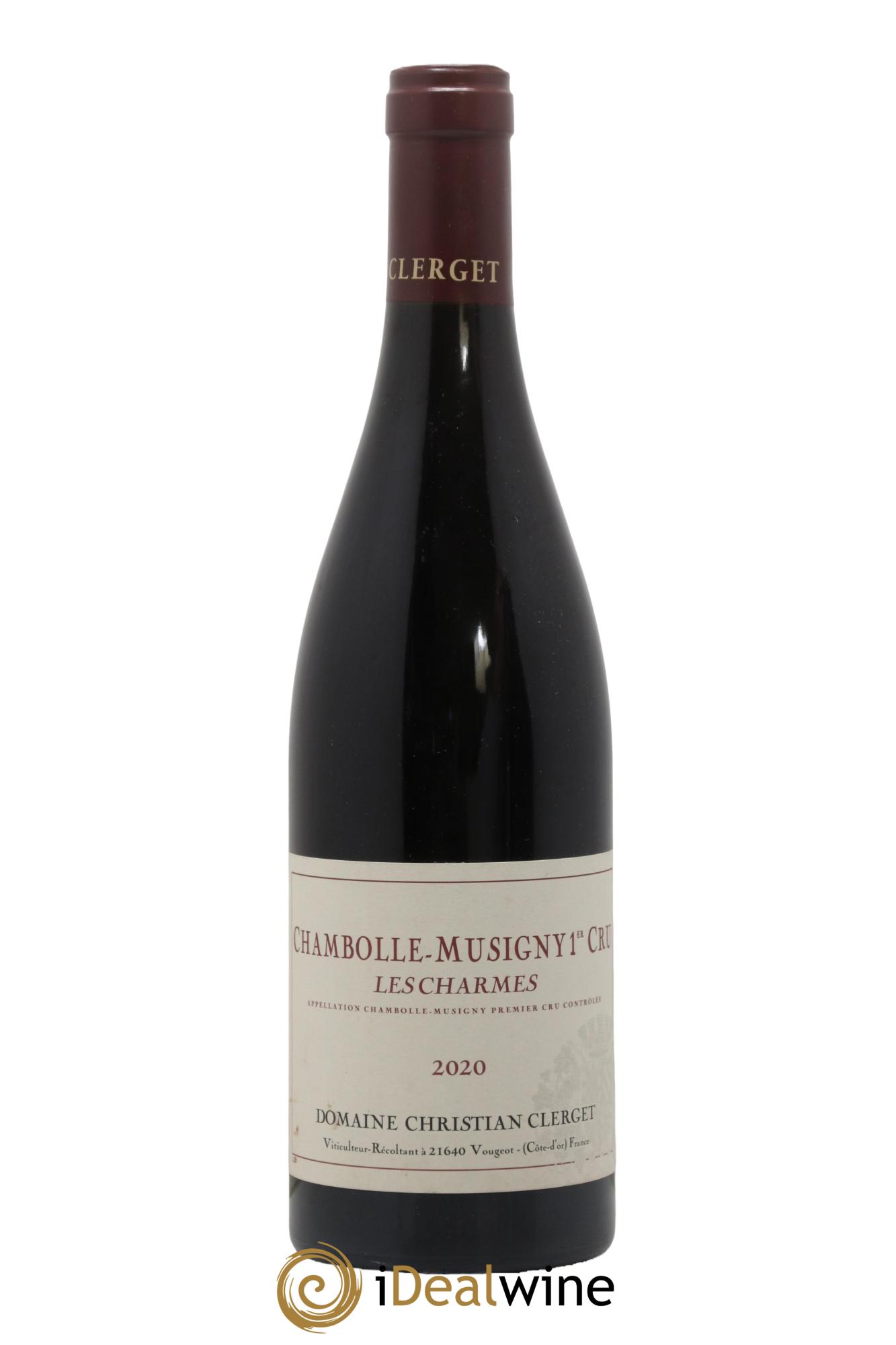 Chambolle-Musigny 1er Cru Les Charmes Christian Clerget 2020 - Lot de 1 bouteille - 0
