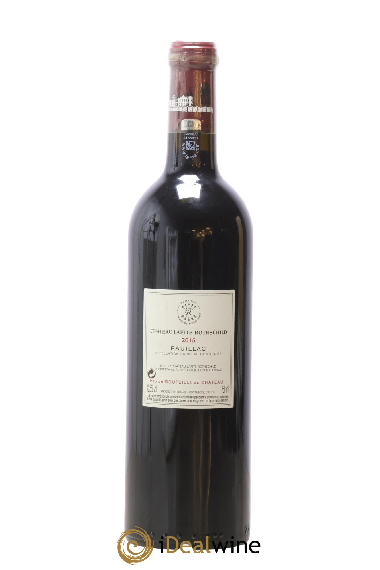 Château Lafite Rothschild 1er Grand Cru Classé 2015 - Lot of 1 bottle - 1