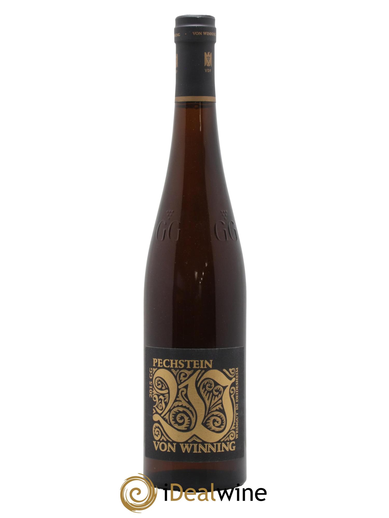 Allemagne Pfalz Riesling Pechstein GG Von Winning 2015 - Posten von 1 Flasche - 0