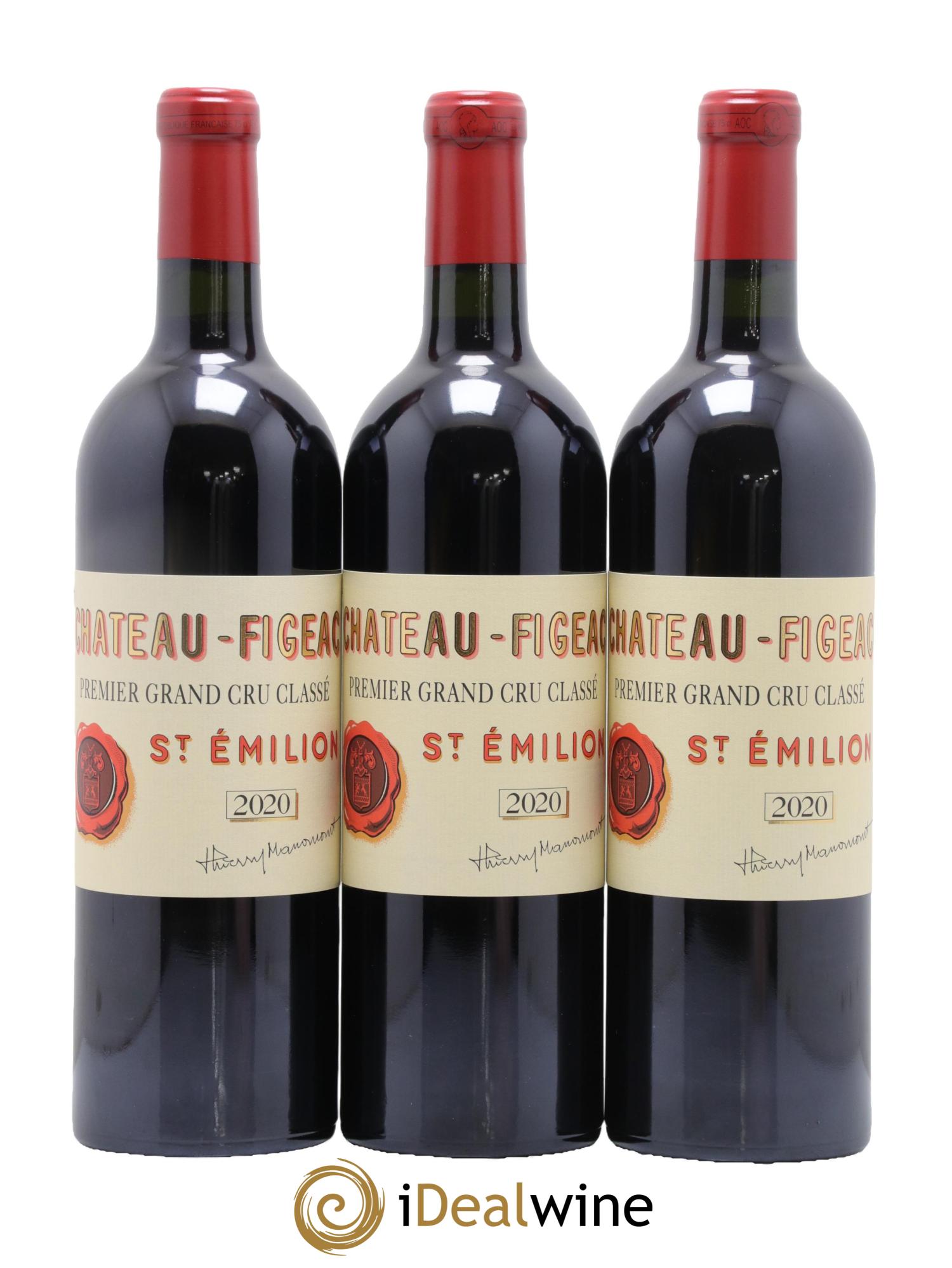 Château Figeac 1er Grand Cru Classé A  2020 - Lotto di 6 bottiglie - 3