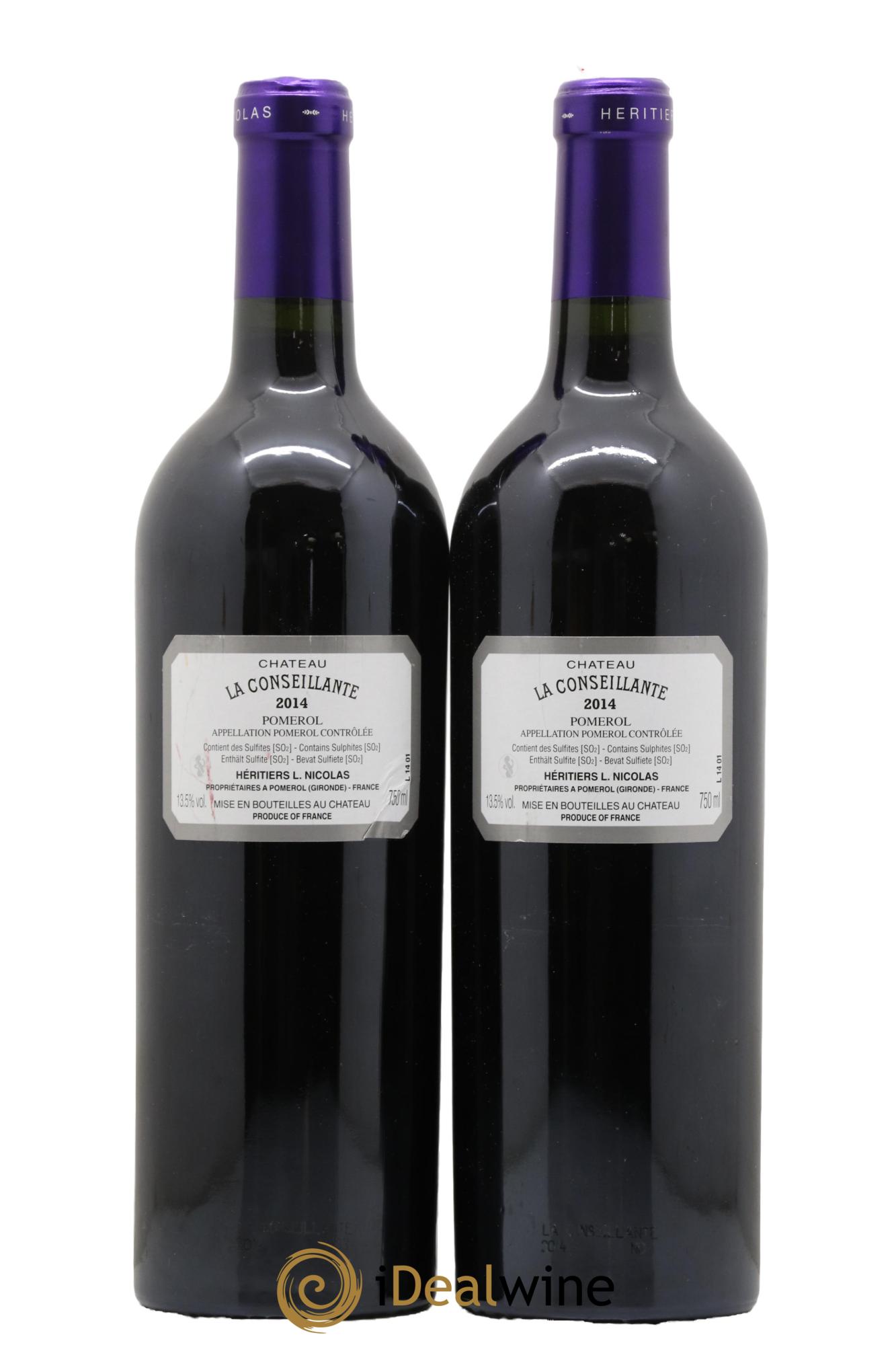 Château la Conseillante 2014 - Lot de 2 bouteilles - 1