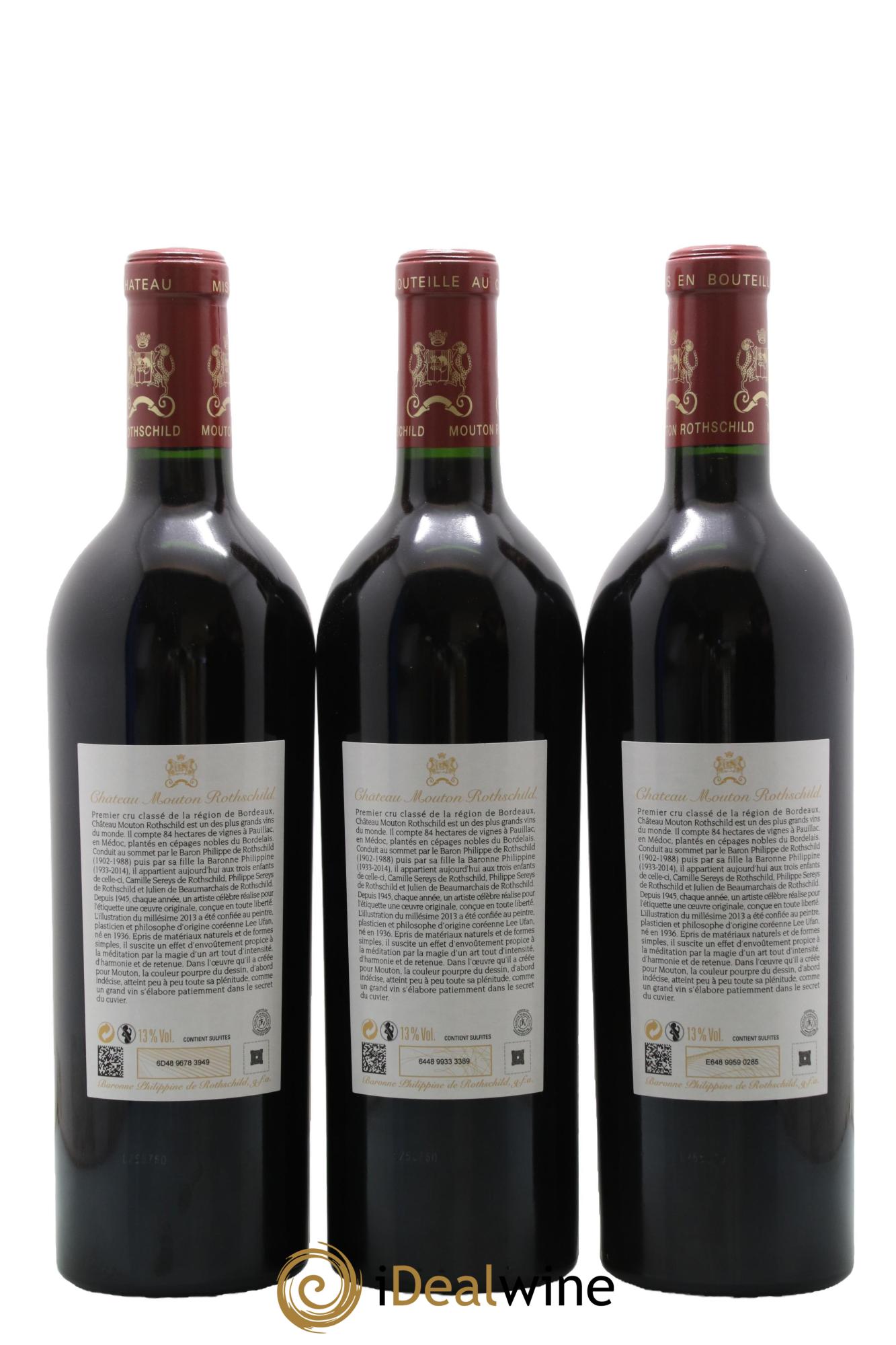 Château Mouton Rothschild 1er Grand Cru Classé 2013 - Lot de 6 bouteilles - 4