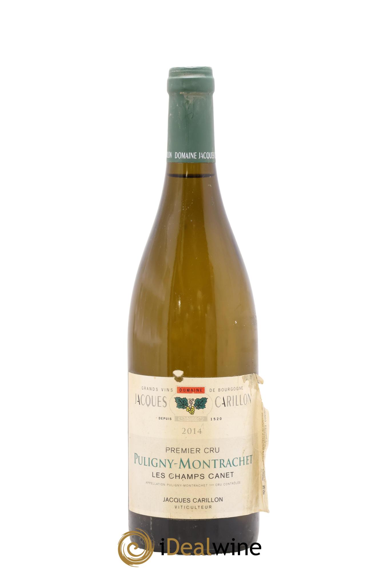 Puligny-Montrachet 1er Cru Les Champs Canet Jacques Carillon (Domaine) 2014 - Lot de 1 bouteille - 0