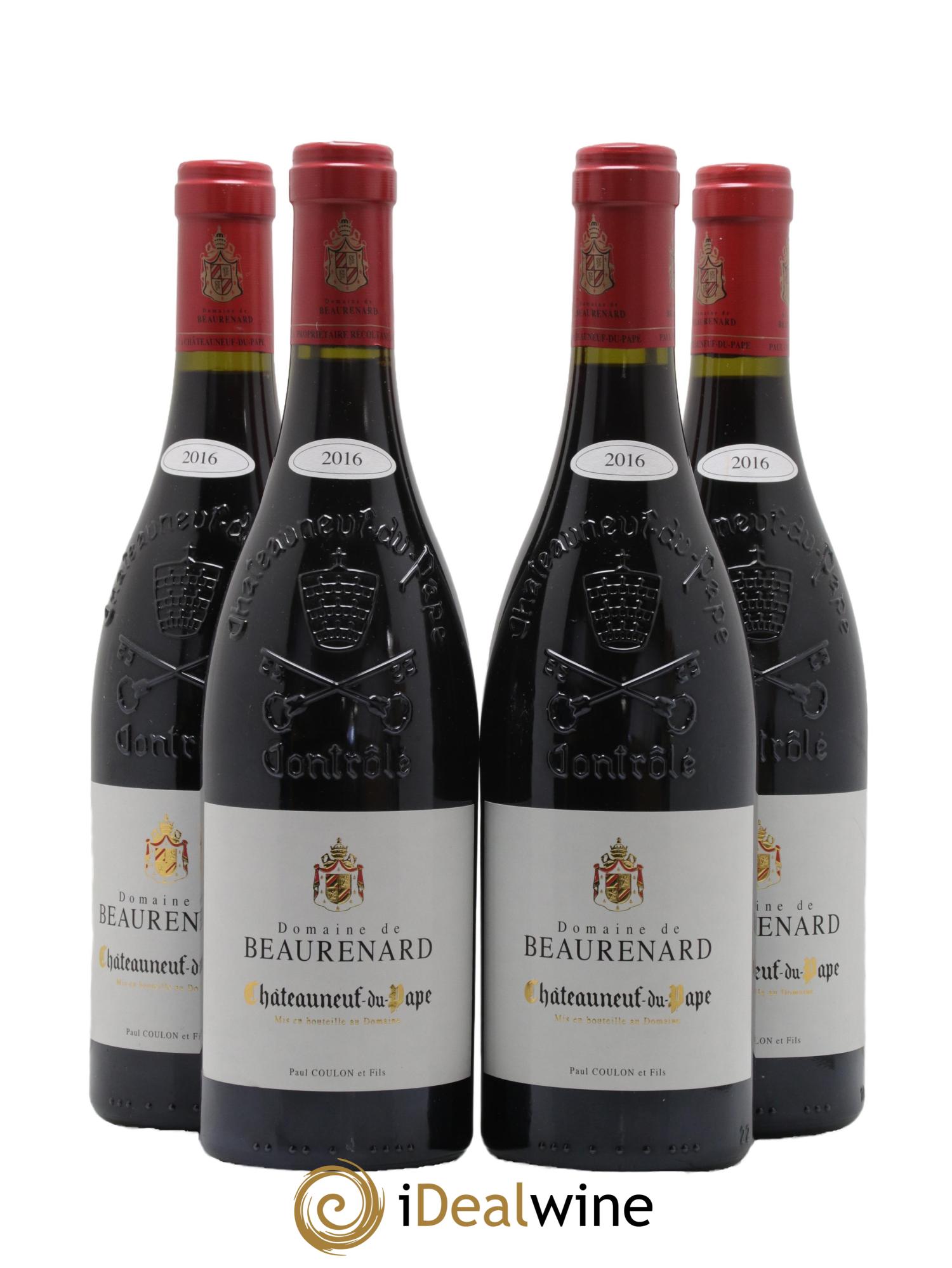 Châteauneuf-du-Pape Beaurenard (Domaine de) 2016 - Lot de 4 bouteilles - 0