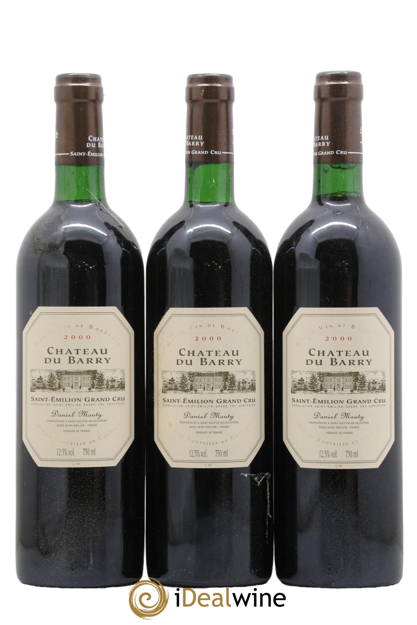 Saint-Émilion Grand Cru Château du Barry 2000 - Lot de 12 bouteilles - 4