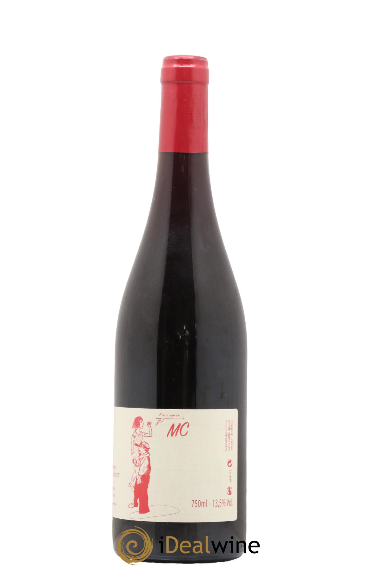 Vin de France MC Pinot Noir Vincent & Marie Tricot 2019 - Lot de 1 bouteille - 1