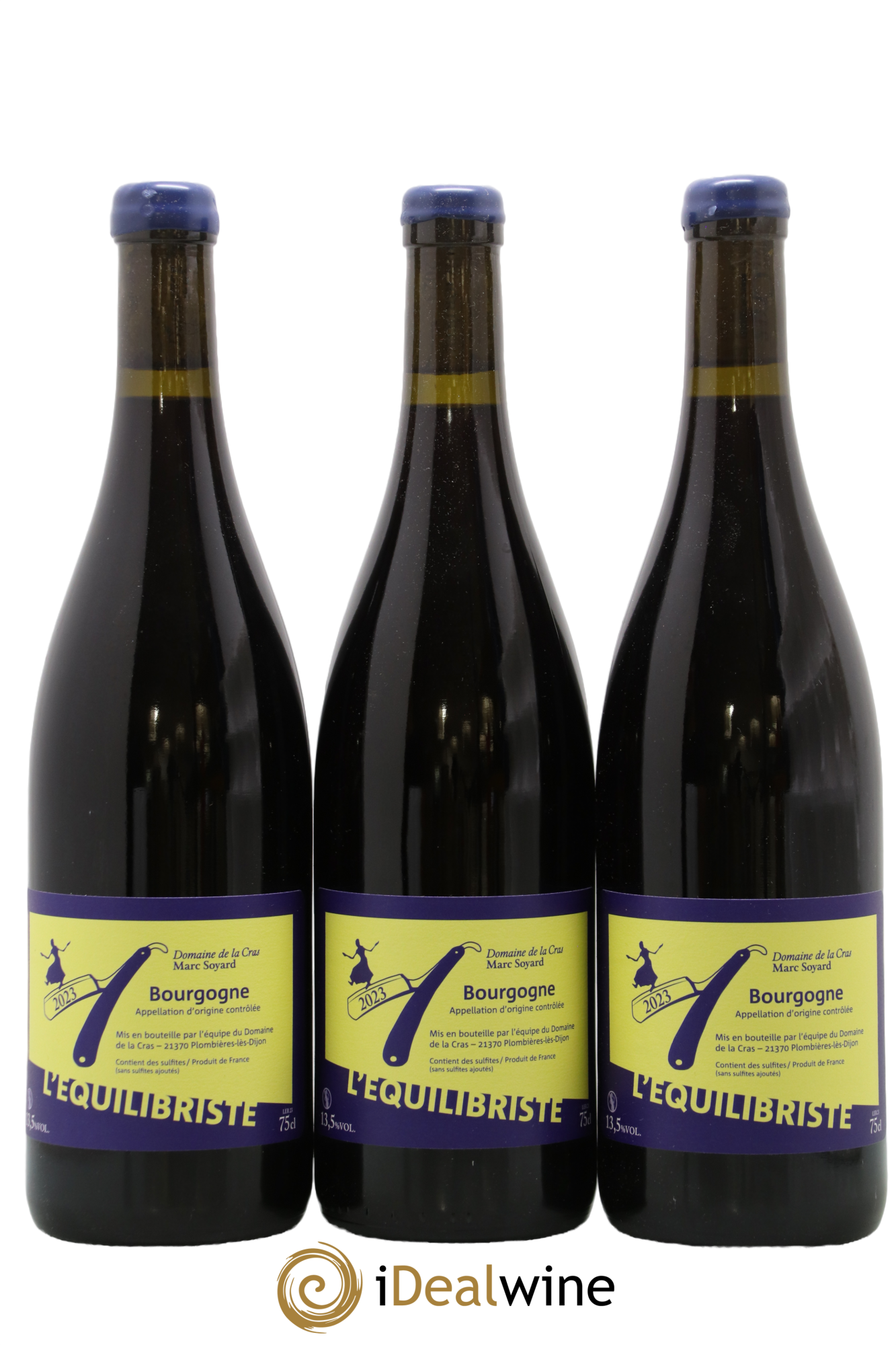 Bourgogne L'équilibriste Domaine de la Cras - Marc Soyard 2023 - Posten von 3 Flaschen - 0