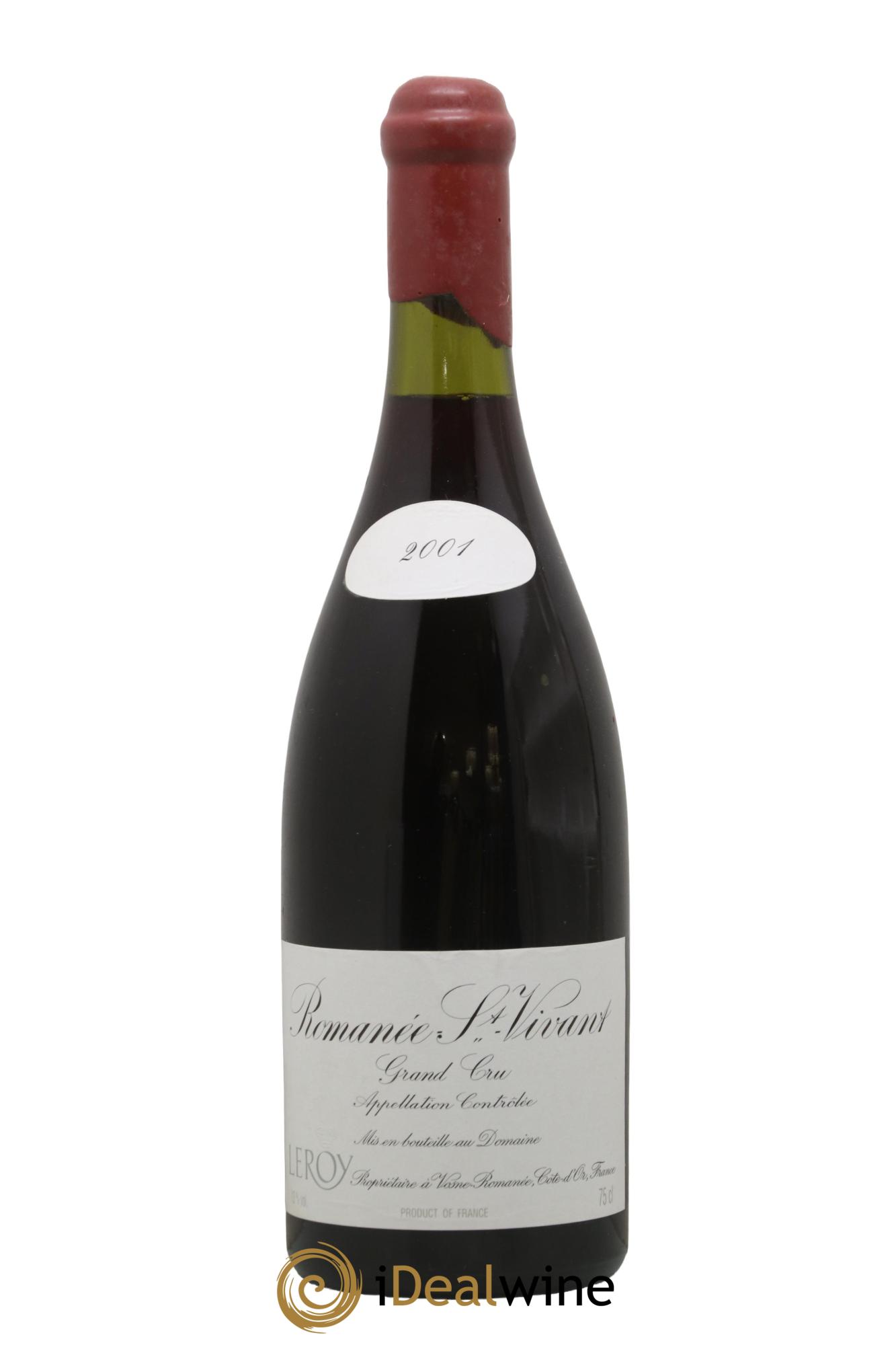 Romanée-Saint-Vivant Grand Cru Leroy (Domaine) 2001 - Lot de 1 bouteille - 0