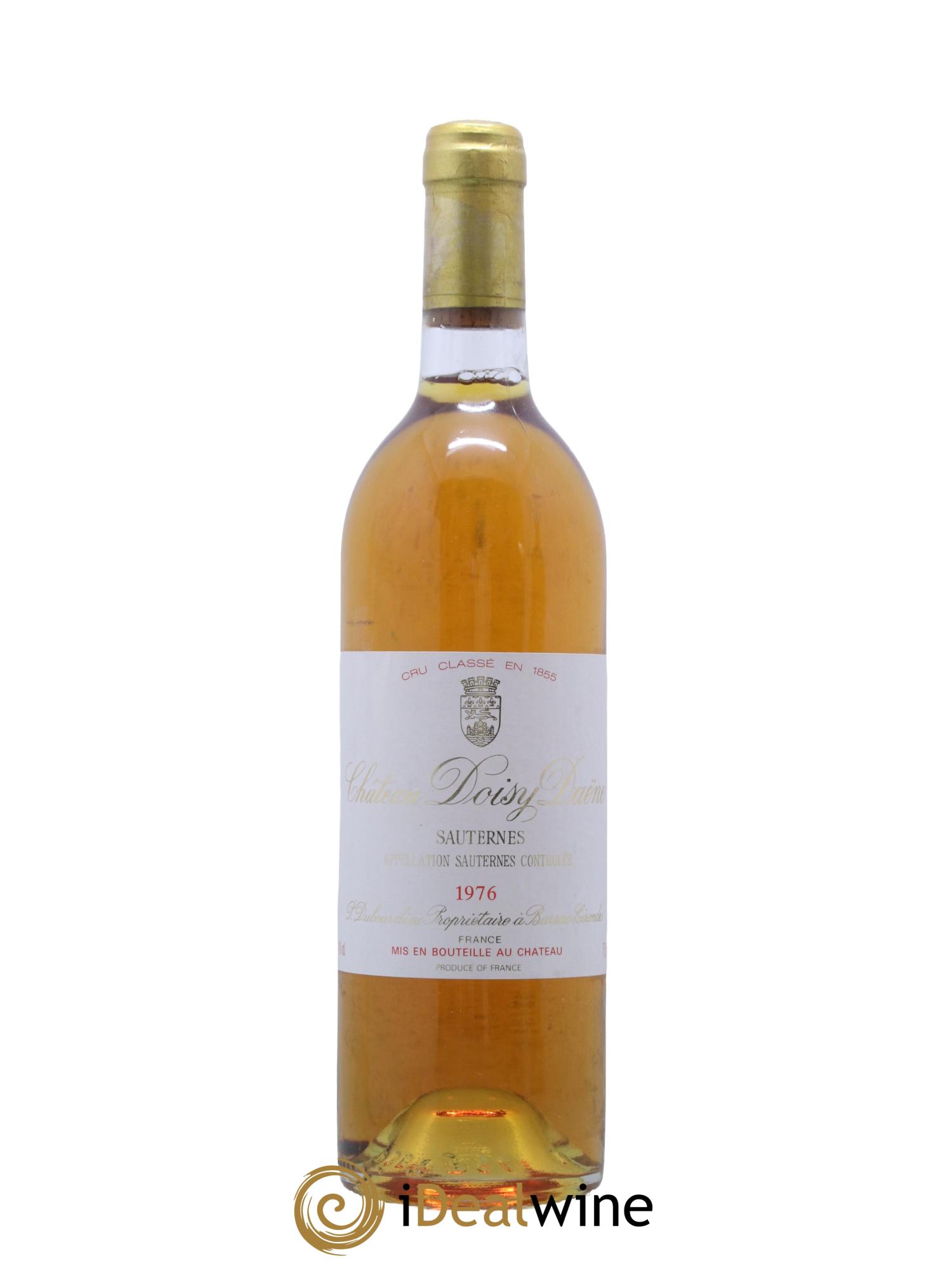 Château Doisy Daëne 2ème Grand Cru Classé 1976 - Lotto di 1 bottiglia - 0