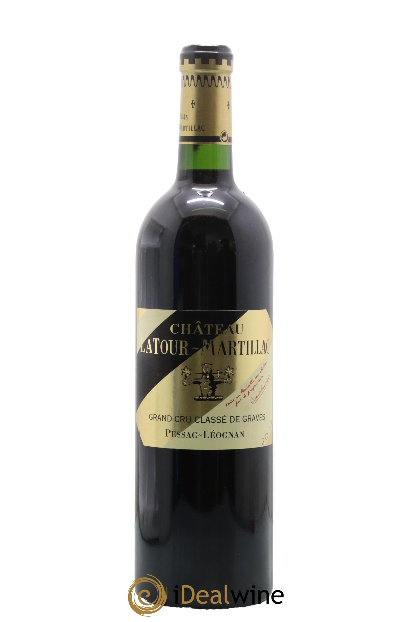 Château Latour-Martillac Cru Classé de Graves 2012 - Lot de 1 bouteille - 0