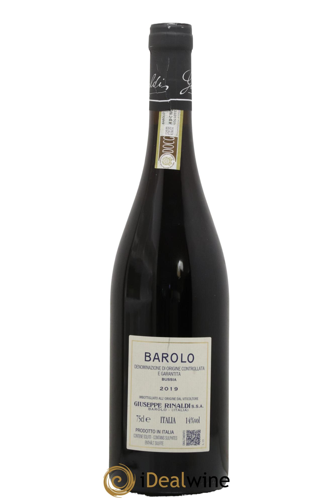 Barolo DOCG Bussia Giuseppe Rinaldi 2019 - Posten von 1 Flasche - 1