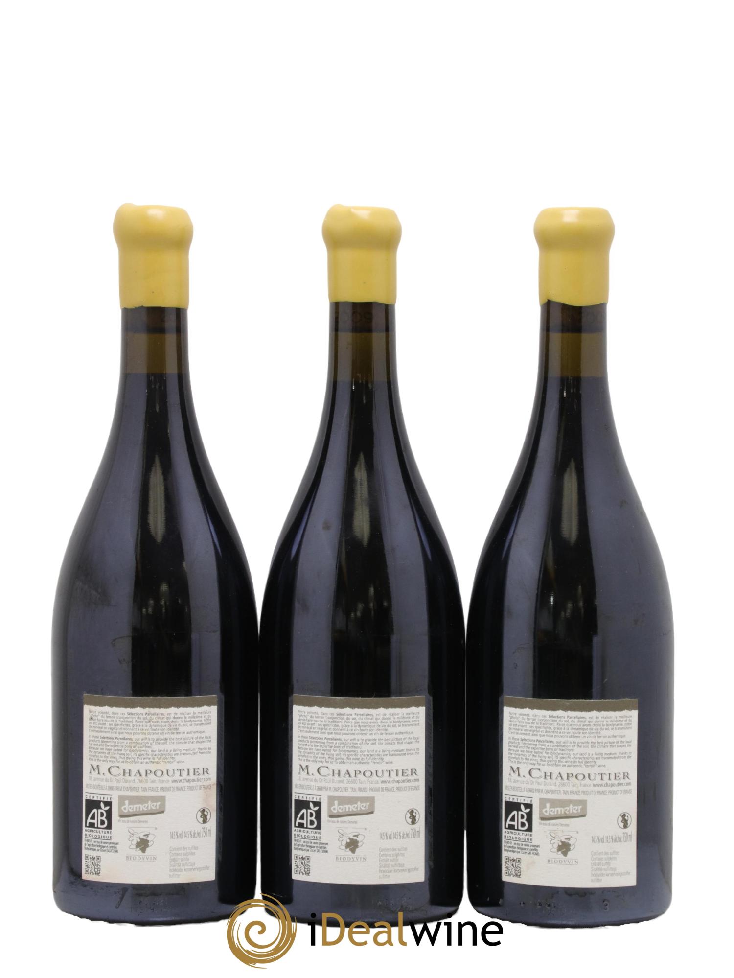 Hermitage Ermitage Le Pavillon Chapoutier 2009 - Lot de 3 bouteilles - 1