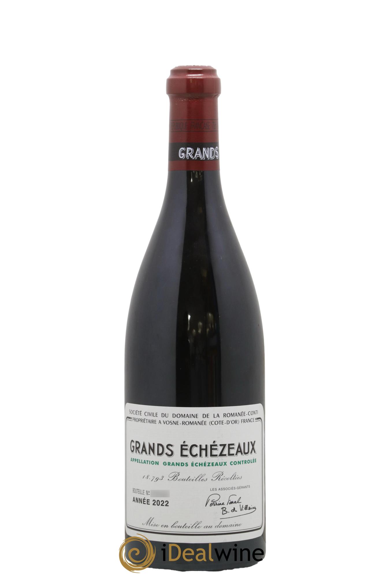 Grands-Echezeaux Grand Cru Domaine de la Romanée-Conti 2022 - Lot de 1 bouteille - 0