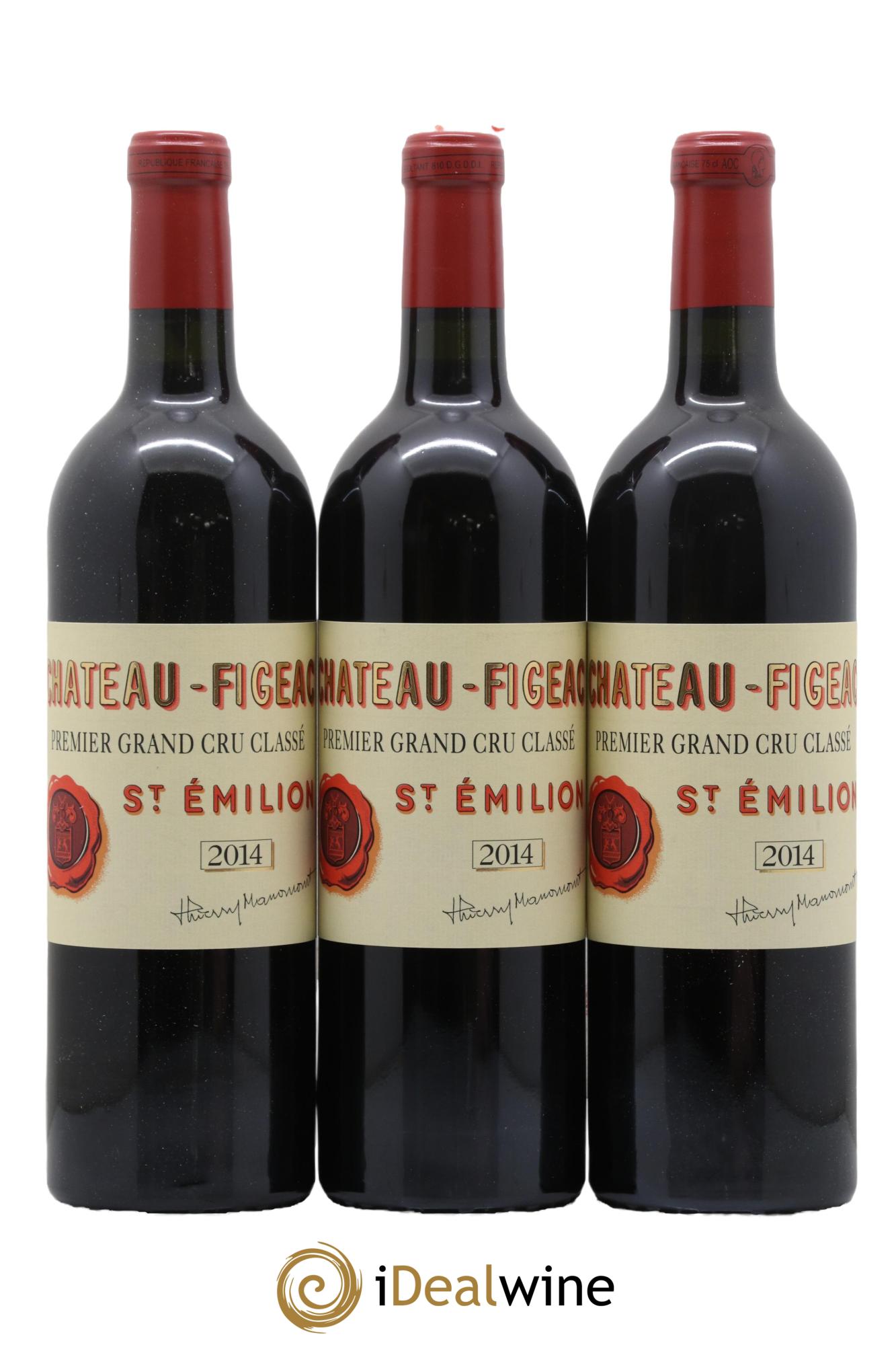 Château Figeac 1er Grand Cru Classé A 2014 - Lot of 6 bottles - 1