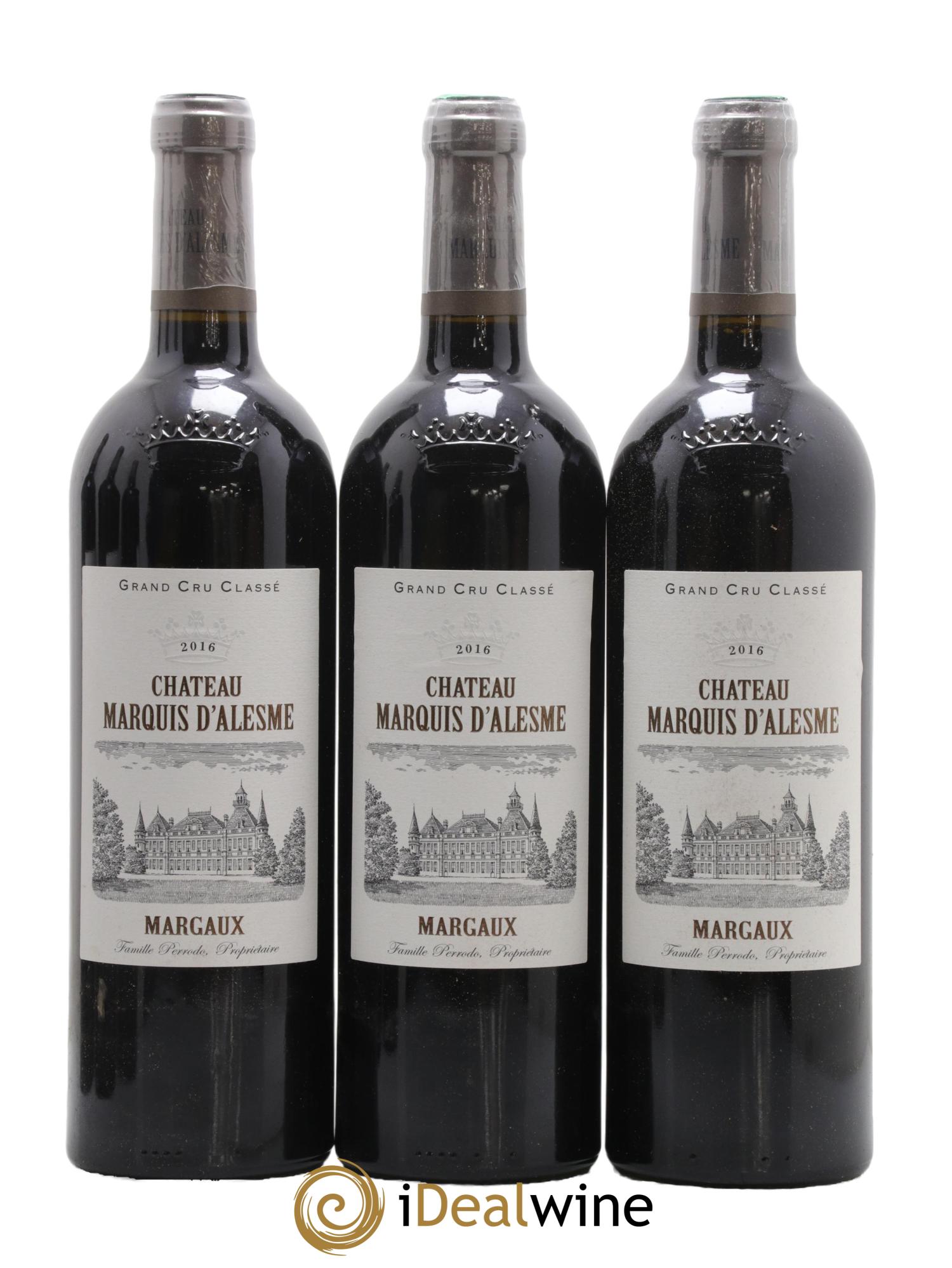 Château Marquis d'Alesme 2016 - Lot de 6 bouteilles - 2