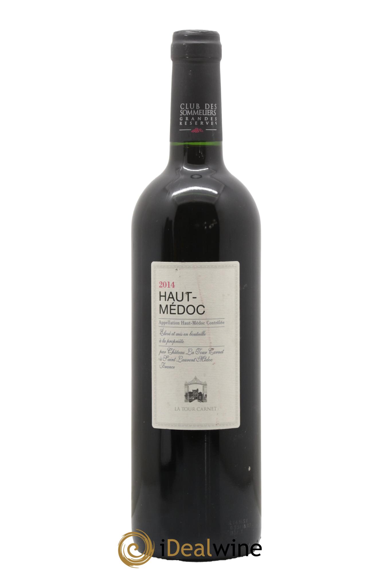 Haut Médoc Club des Sommeliers par La Tour Carnet 2014 - Lot de 1 bouteille - 0
