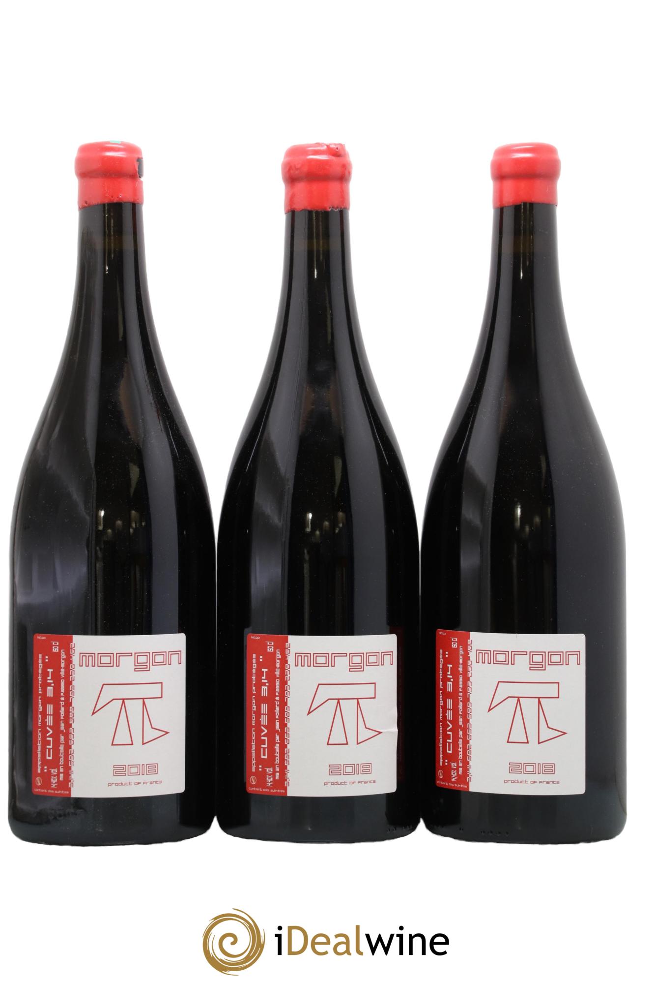 Morgon 3.14 Jean Foillard 2018 - Lot of 3 magnums - 0