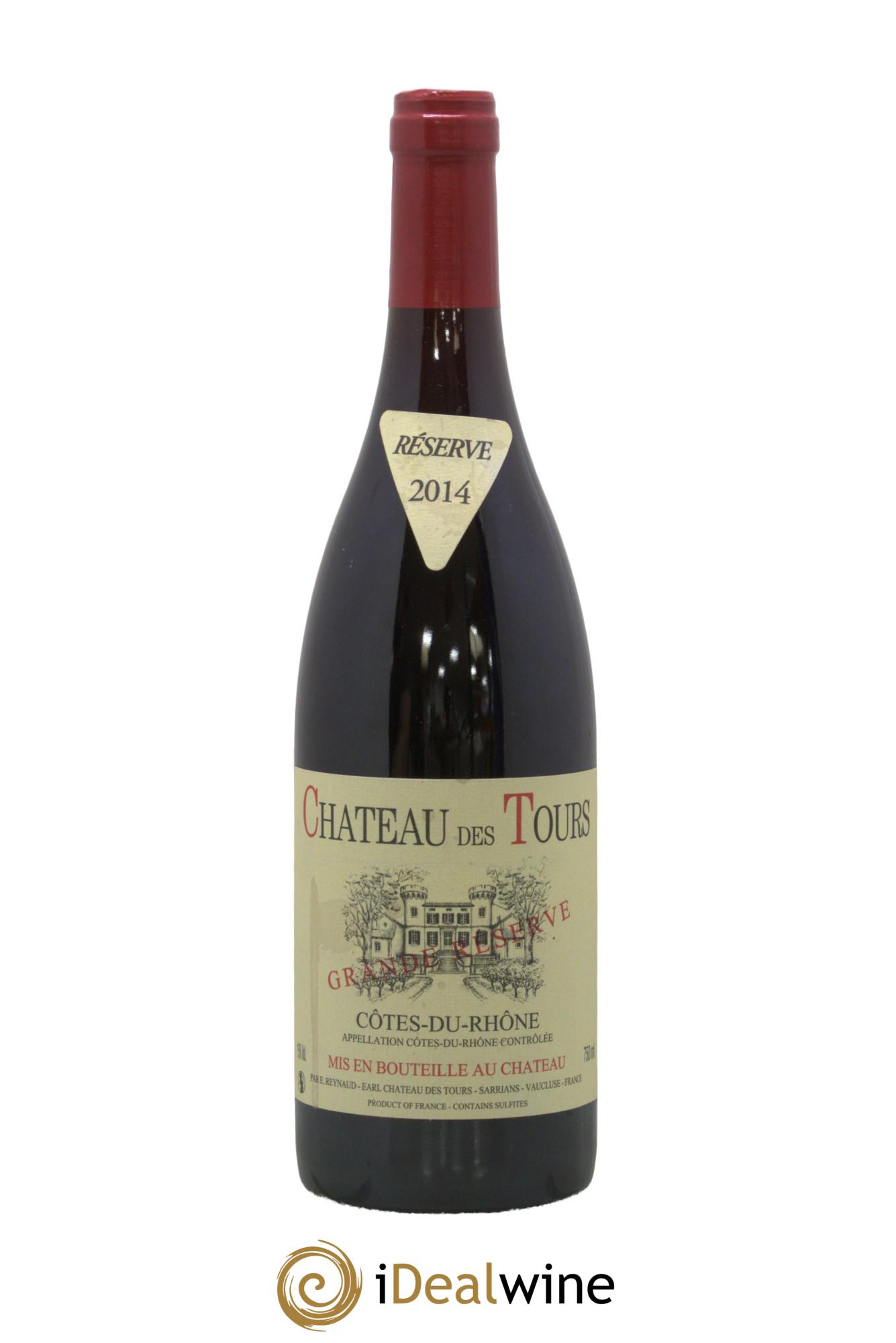 Côtes-du-Rhône Château des Tours Grande Réserve Emmanuel Reynaud 2014 - Posten von 1 Flasche - 0