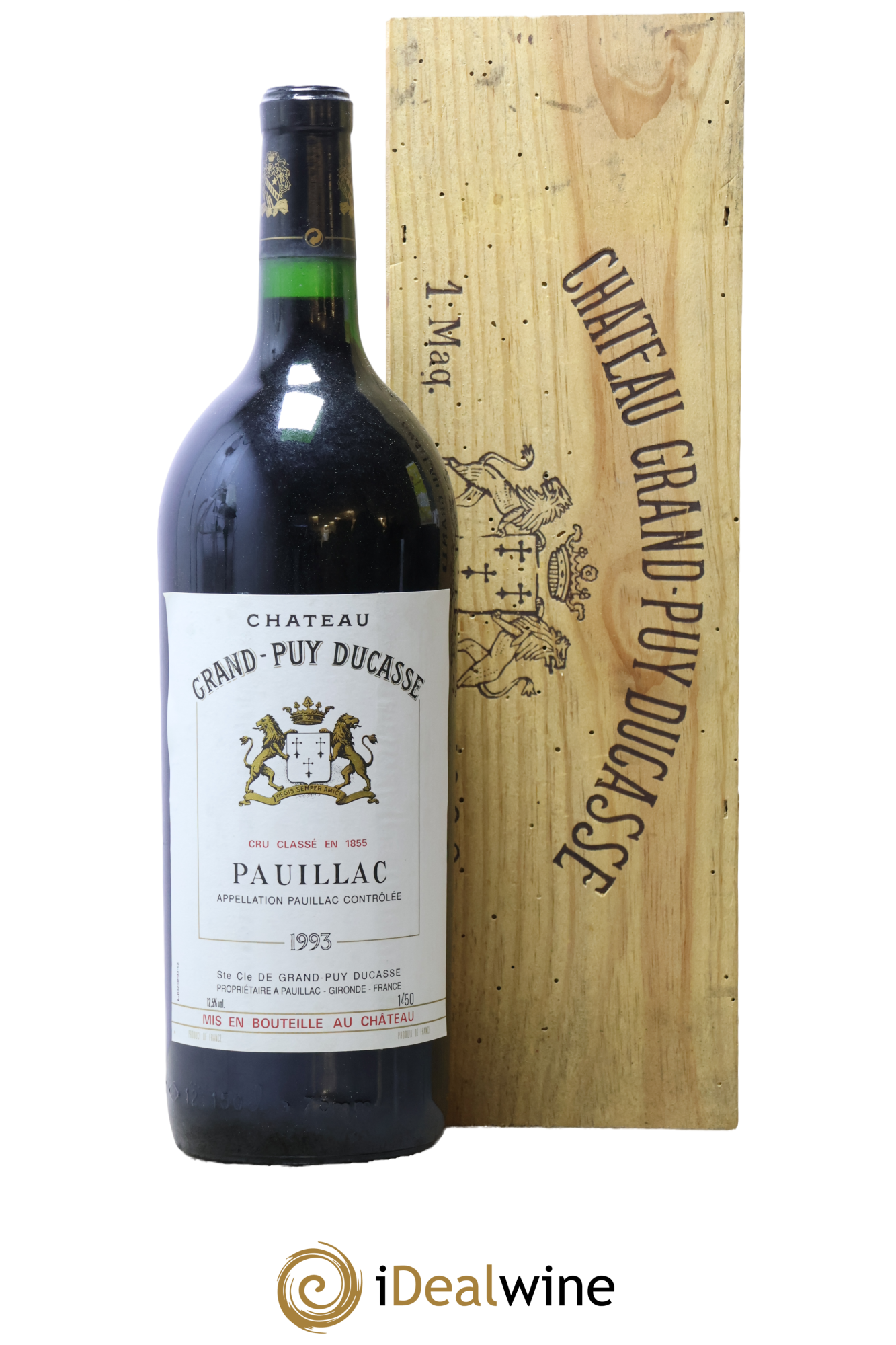 Château Grand Puy Ducasse 5ème Grand Cru Classé 1993 - Lot de 1 magnum - 0