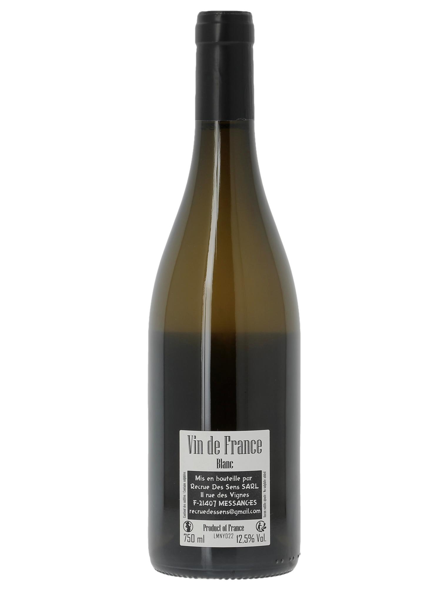 Vin de France Manon Yann Durieux - Recrue des Sens 2022 - Lote de 1 botella - 1