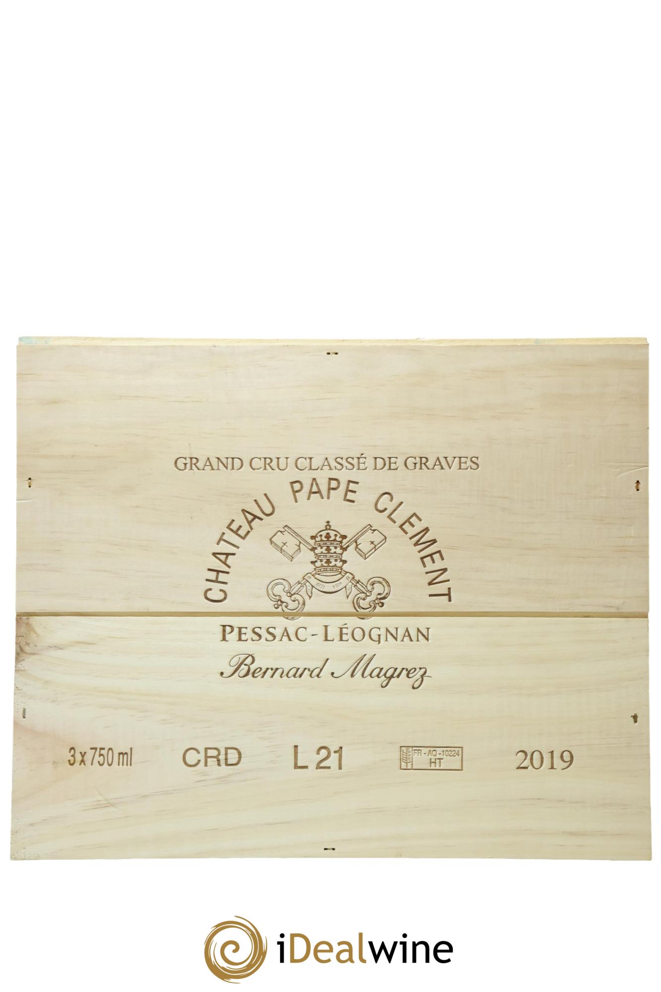 Château Pape Clément Cru Classé de Graves 2019 - Lot de 3 bouteilles - 1