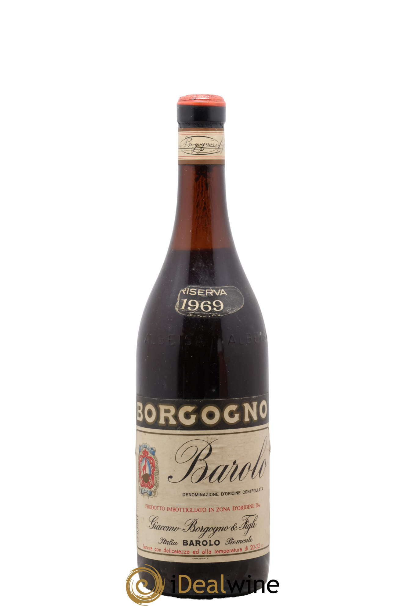 Barolo DOCG Riserva Giacomo Borgogno 1969 - Posten von 1 Flasche - 0