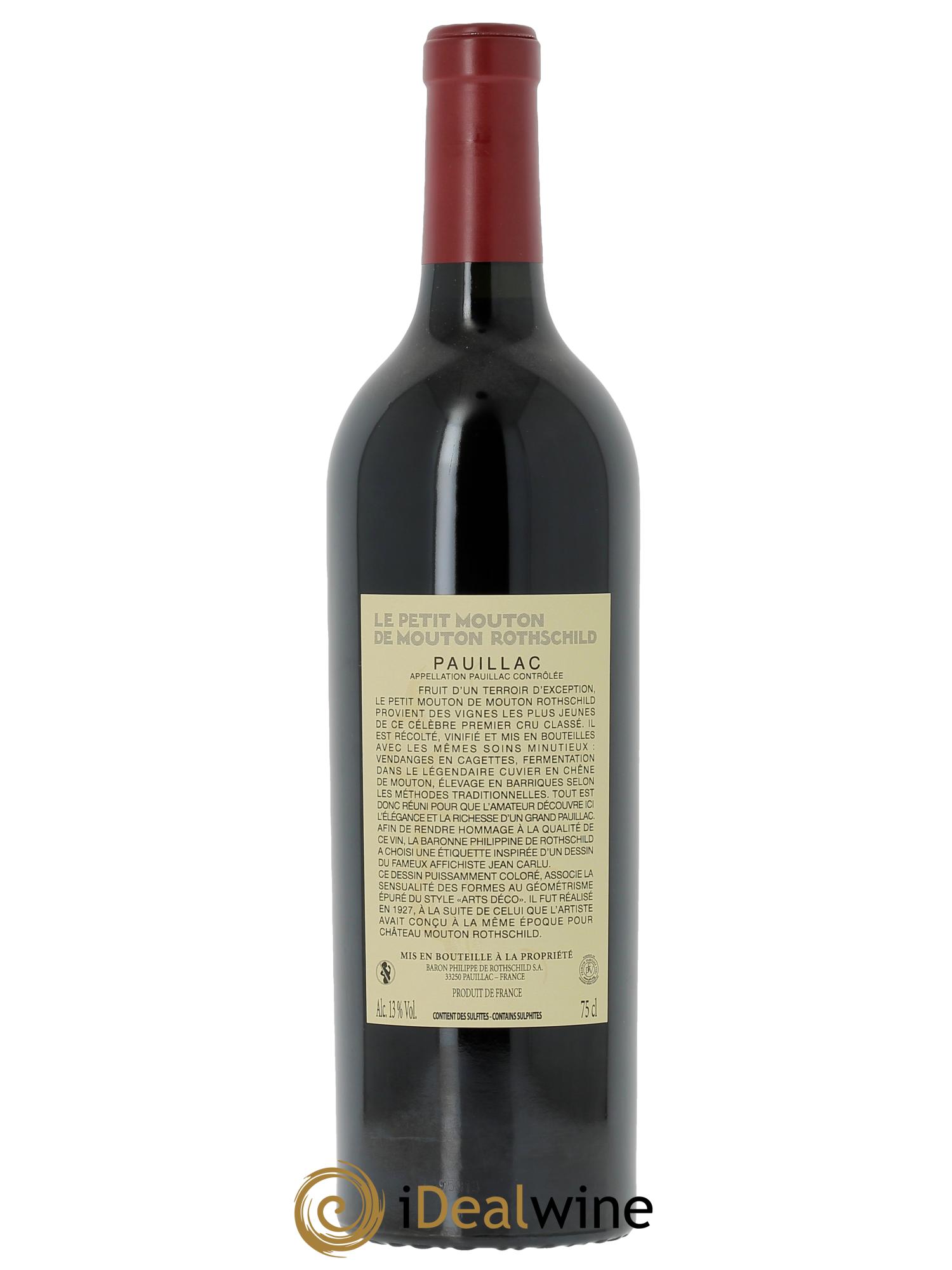 Petit Mouton Second Vin (Cassetta in legno a partire da 3 bt) 2023 - Lotto di 1 bottiglia - 1