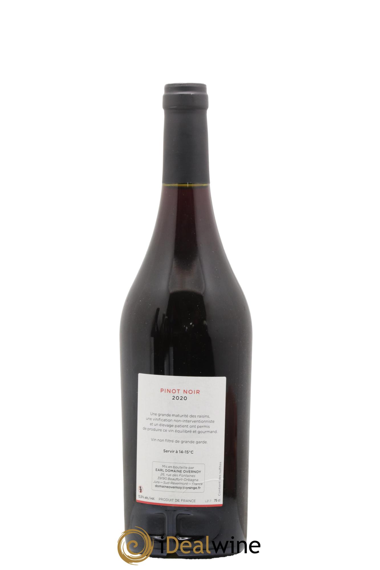 Côtes du Jura Pinot Noir Guillaume Overnoy 2020 - Lot de 1 bouteille - 1