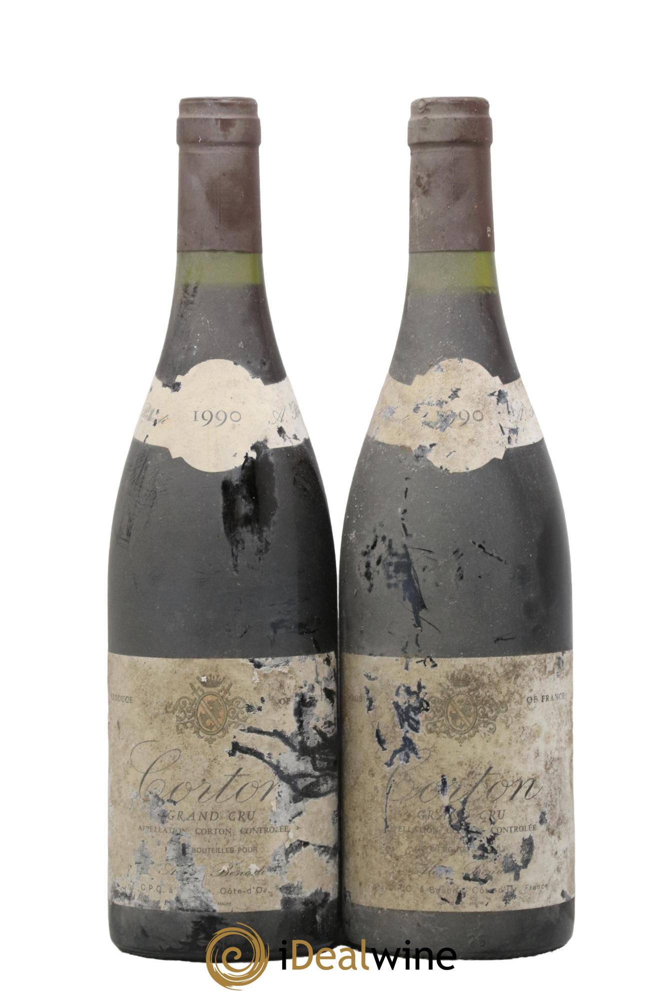Corton Grand Cru Benadi 1990 - Lot de 2 bouteilles - 0