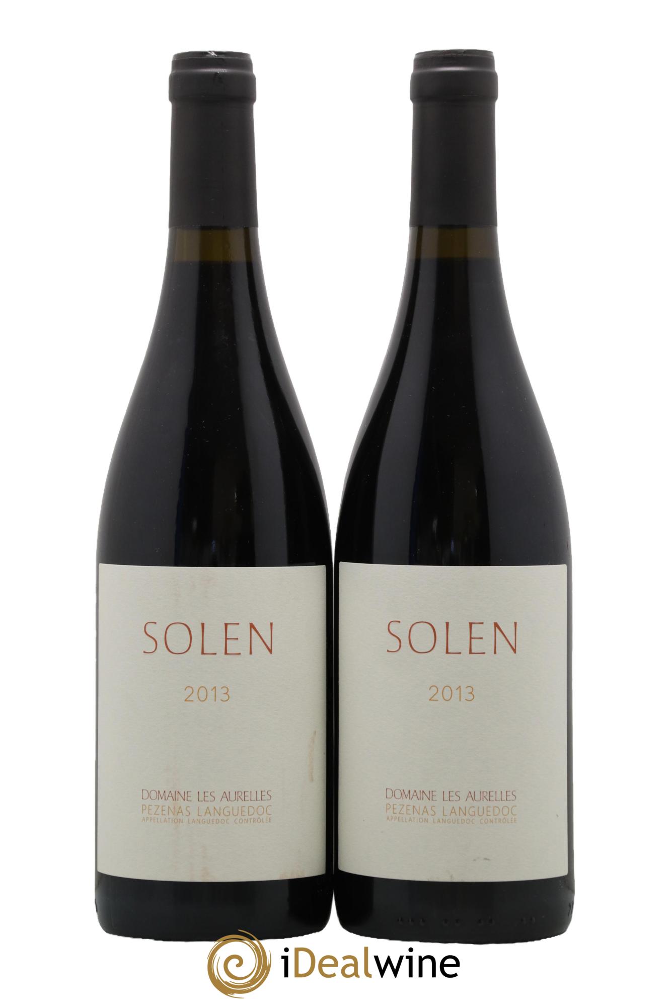 Languedoc Pézenas Solen Domaine les Aurelles 2013 - Lot de 2 bouteilles - 0