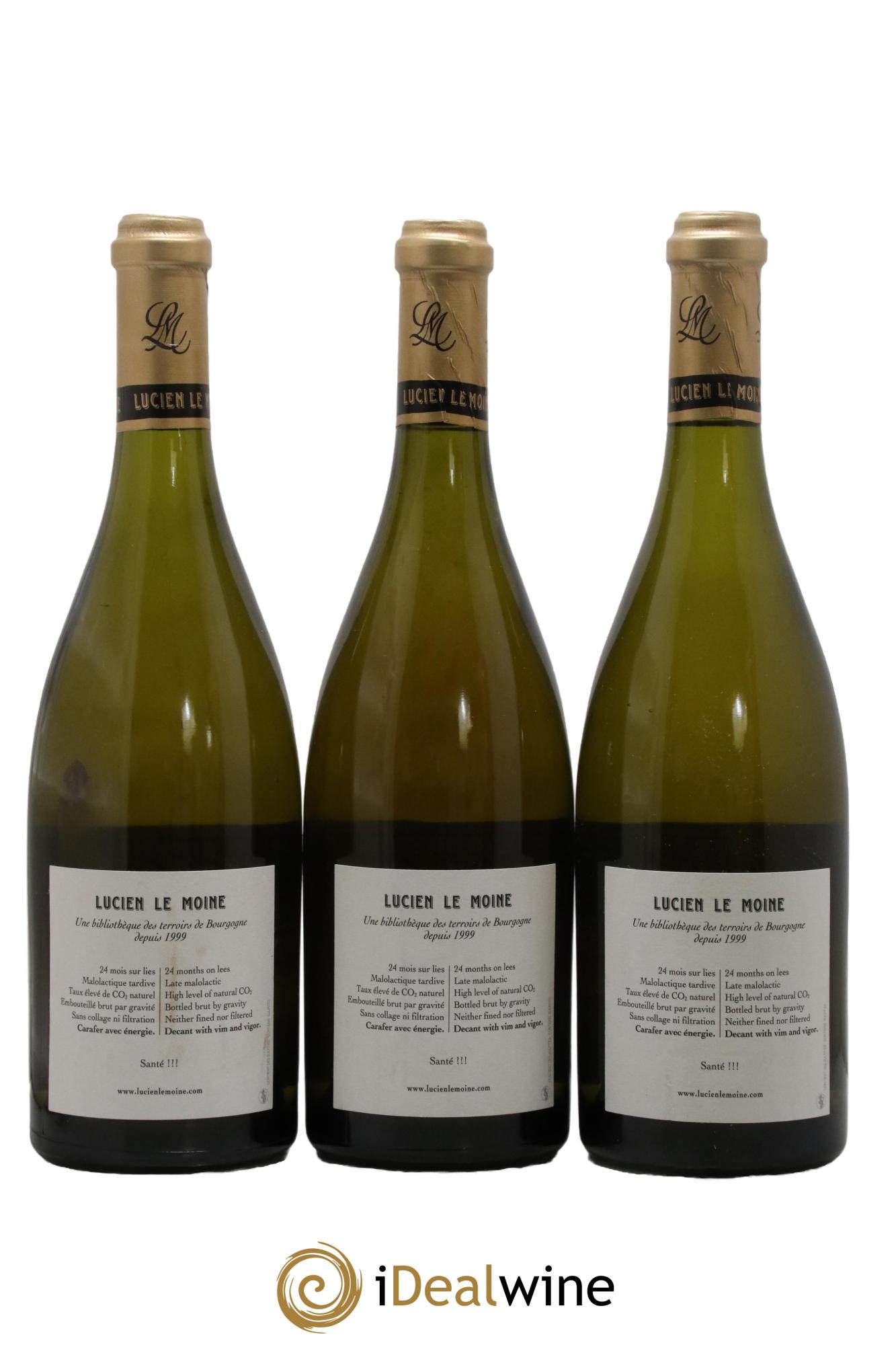Chassagne-Montrachet 1er Cru Les Caillerets Lucien Le Moine 2019 - Lot de 3 bouteilles - 1