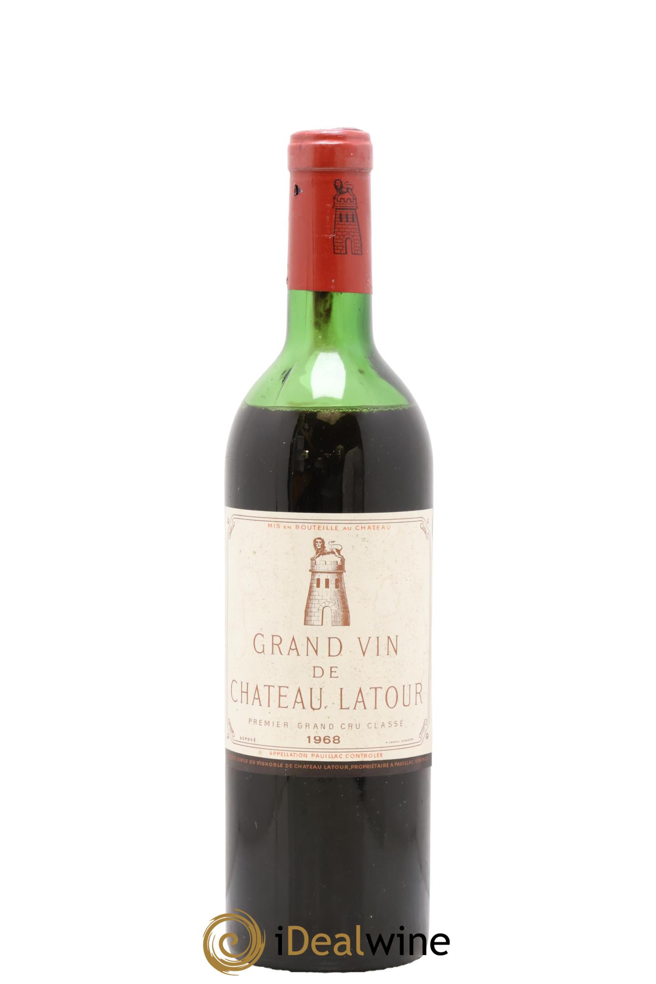 Château Latour 1er Grand Cru Classé 1968 - Lot of 1 bottle - 0