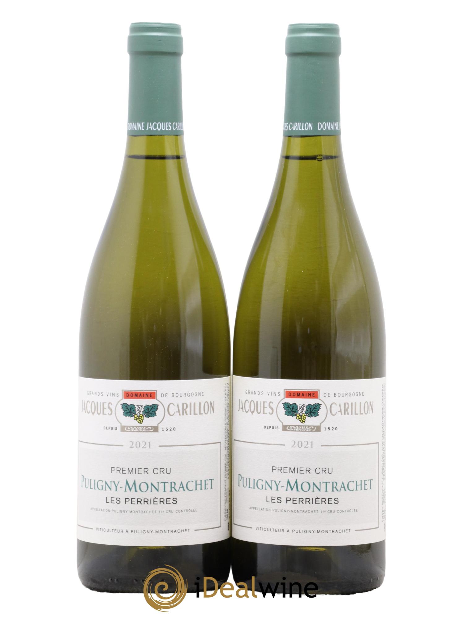 Puligny-Montrachet 1er Cru Les Perrières Jacques Carillon (Domaine) 2021 - Lot de 2 bouteilles - 0
