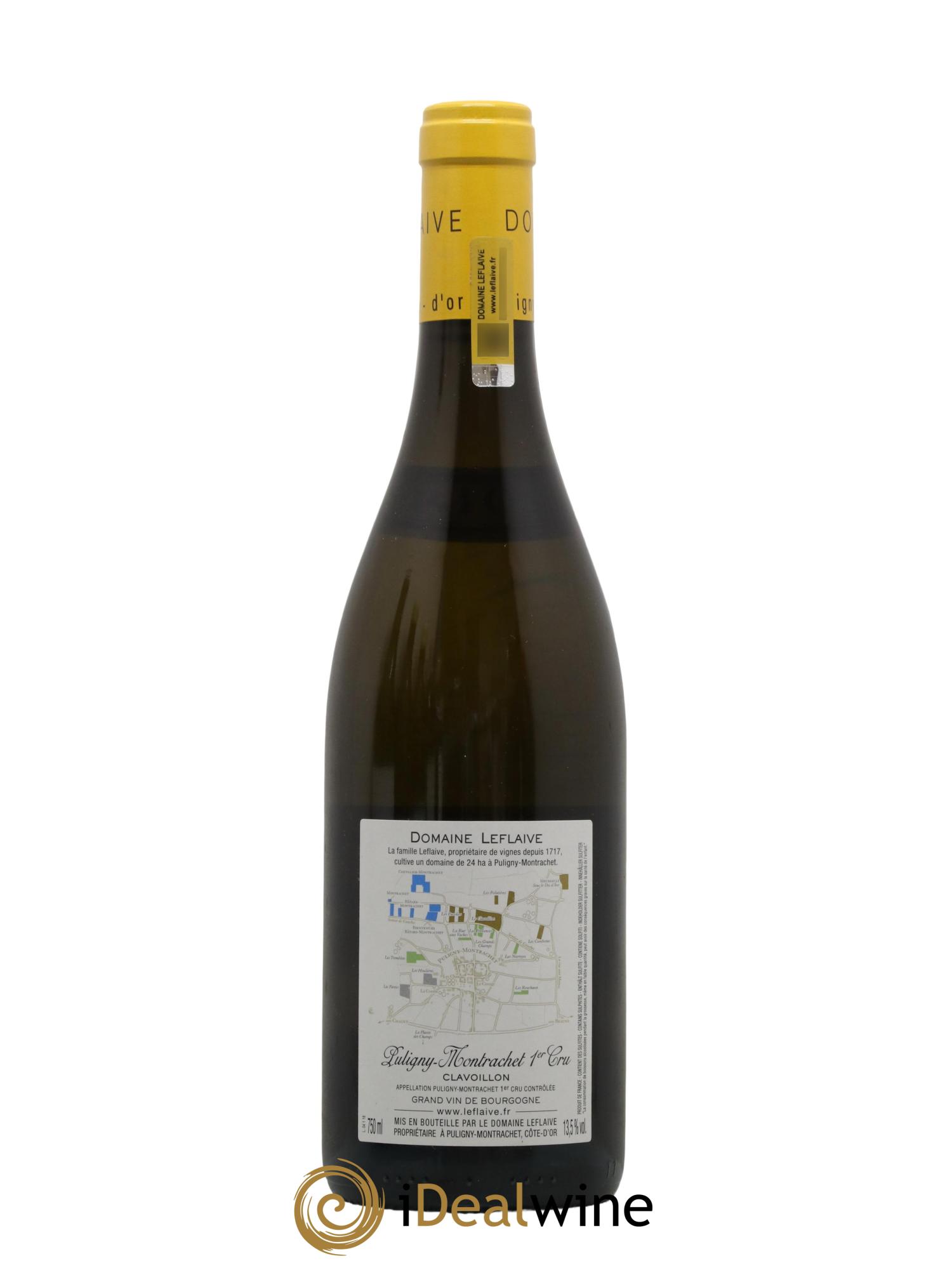 Puligny-Montrachet 1er Cru Clavoillon Leflaive (Domaine) 2018 - Lot de 1 bouteille - 1